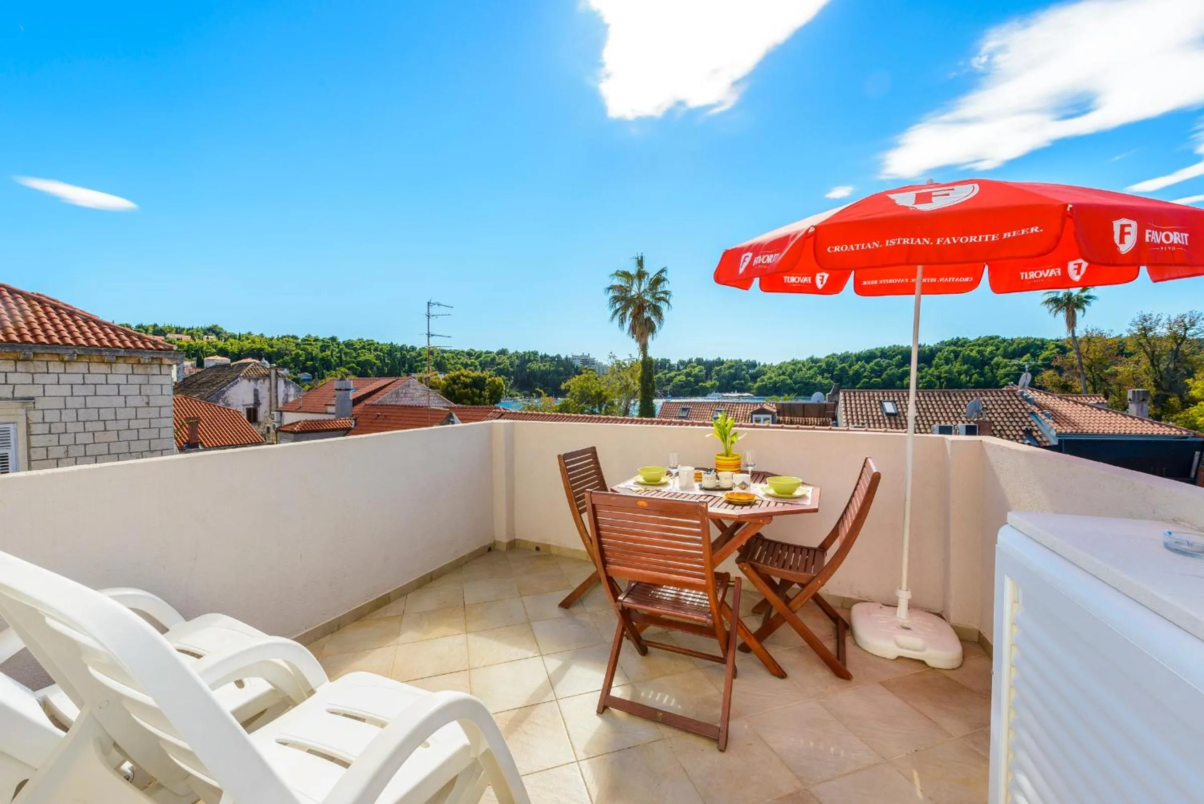 Balcony/Terrace in Apartment Villa Eta Deluxe