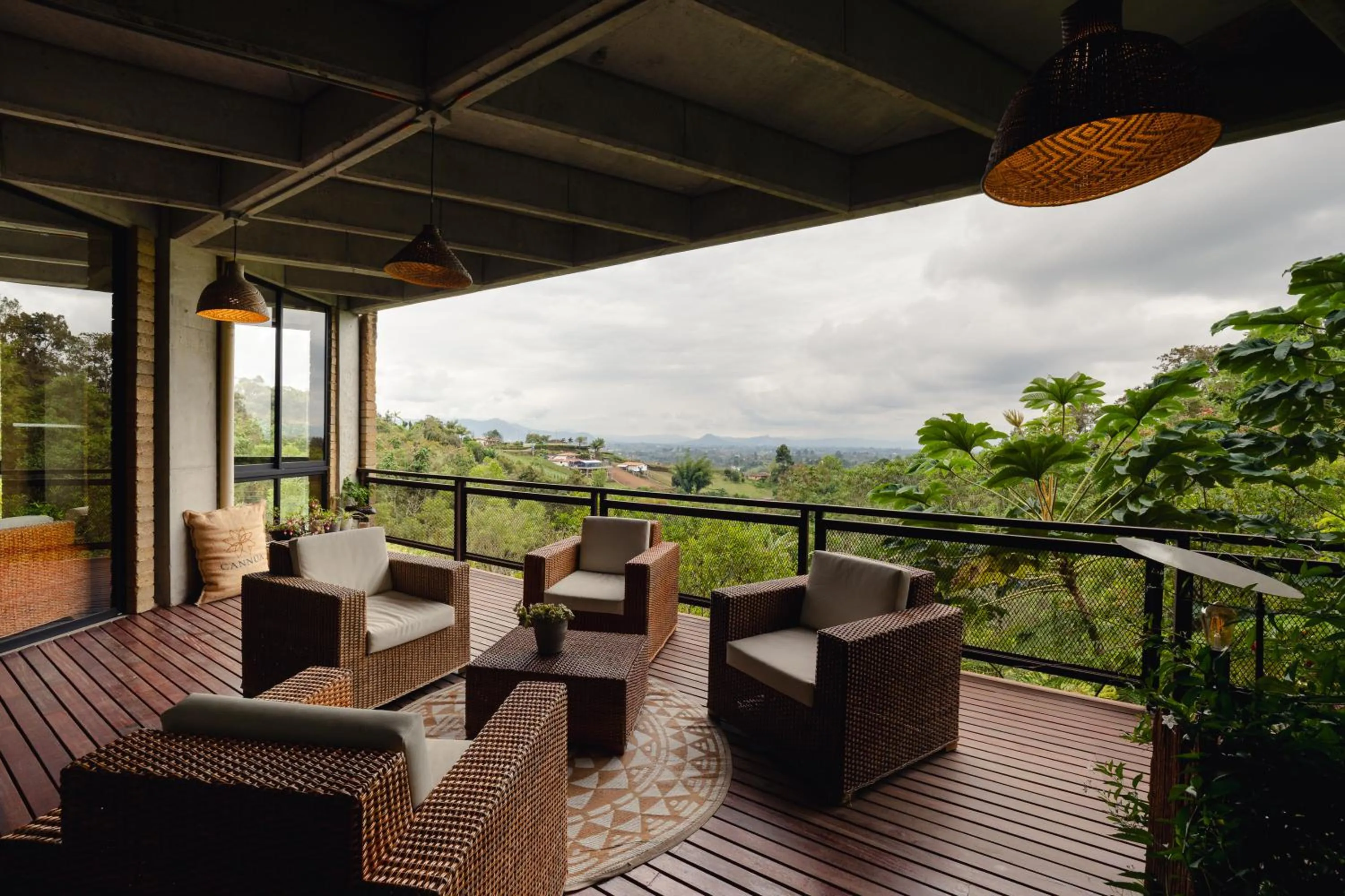 Living room in Cannúa Lodge Hotel