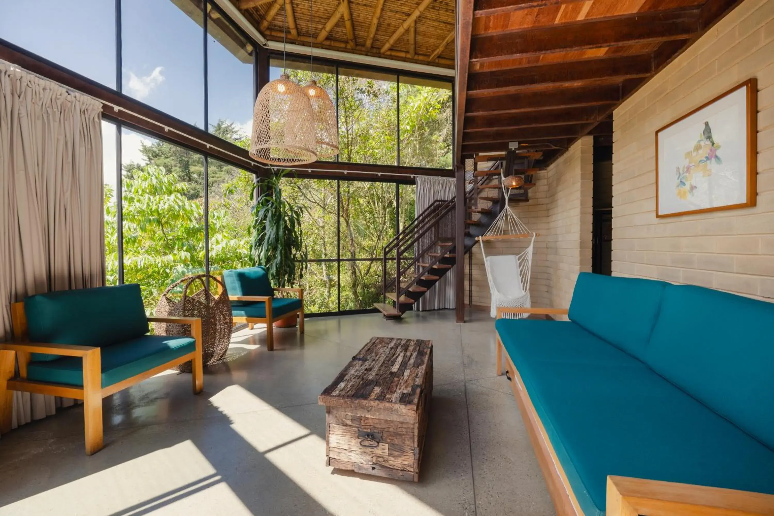 Living room in Cannúa Lodge Hotel Living room in Cannúa Lodge Hotel