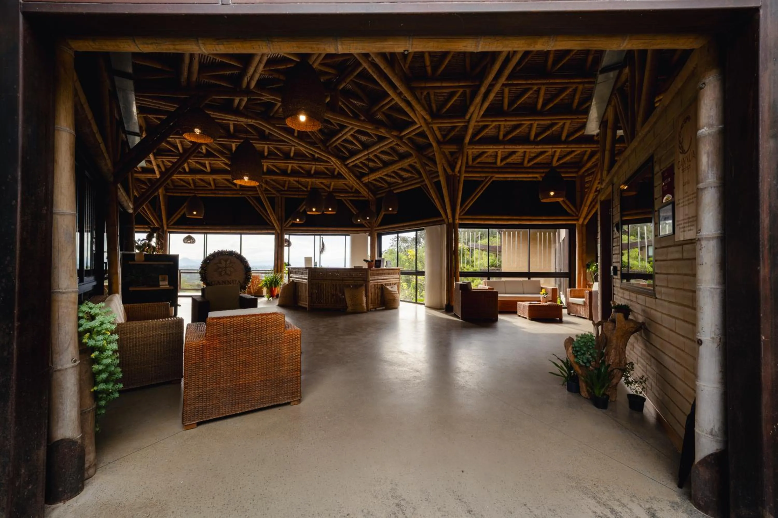 Lobby or reception in Cannúa Lodge Hotel