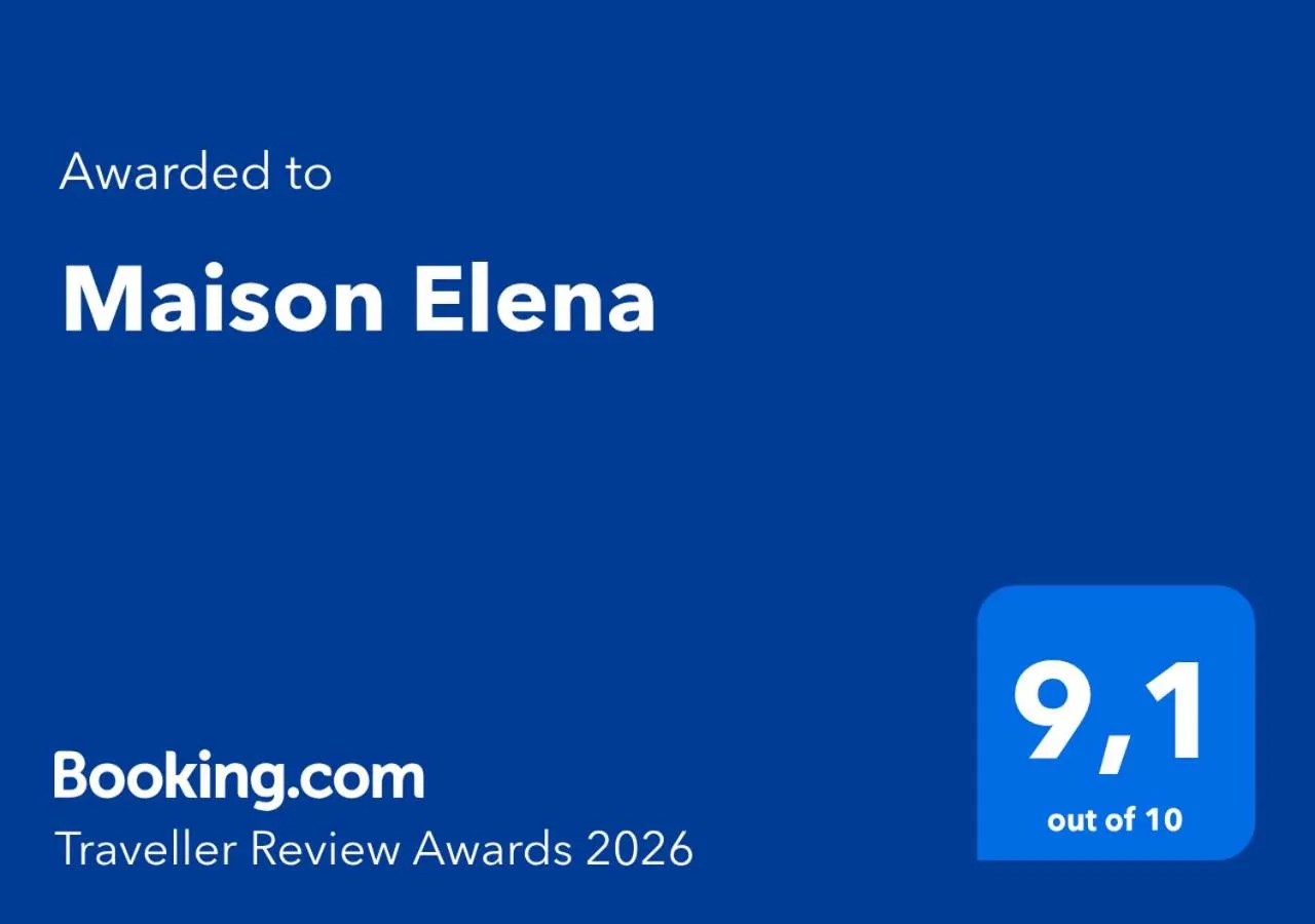 Certificate/Award in Maison Elena