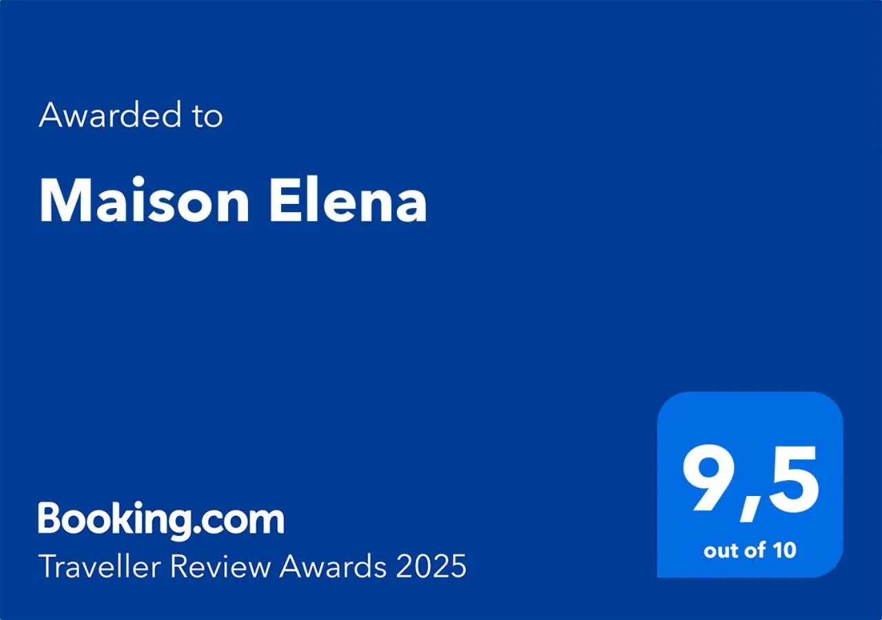 Certificate/Award in Maison Elena
