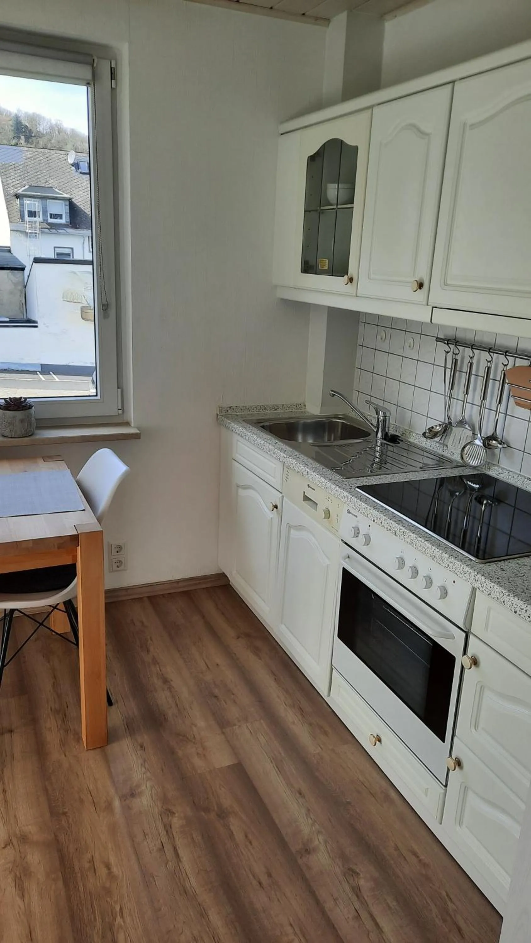 Kitchen or kitchenette in Pension Schneider