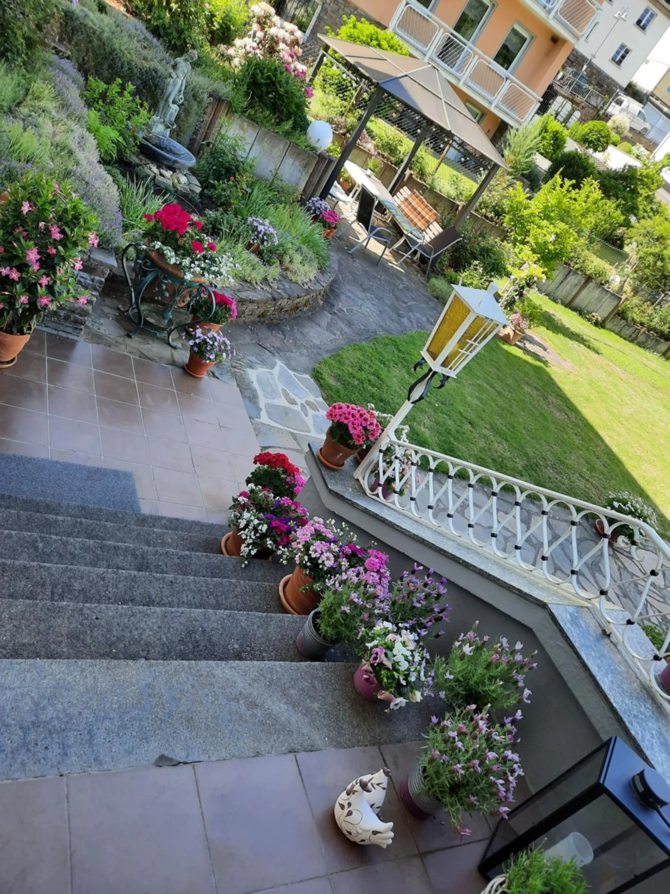 Garden in Pension Schneider