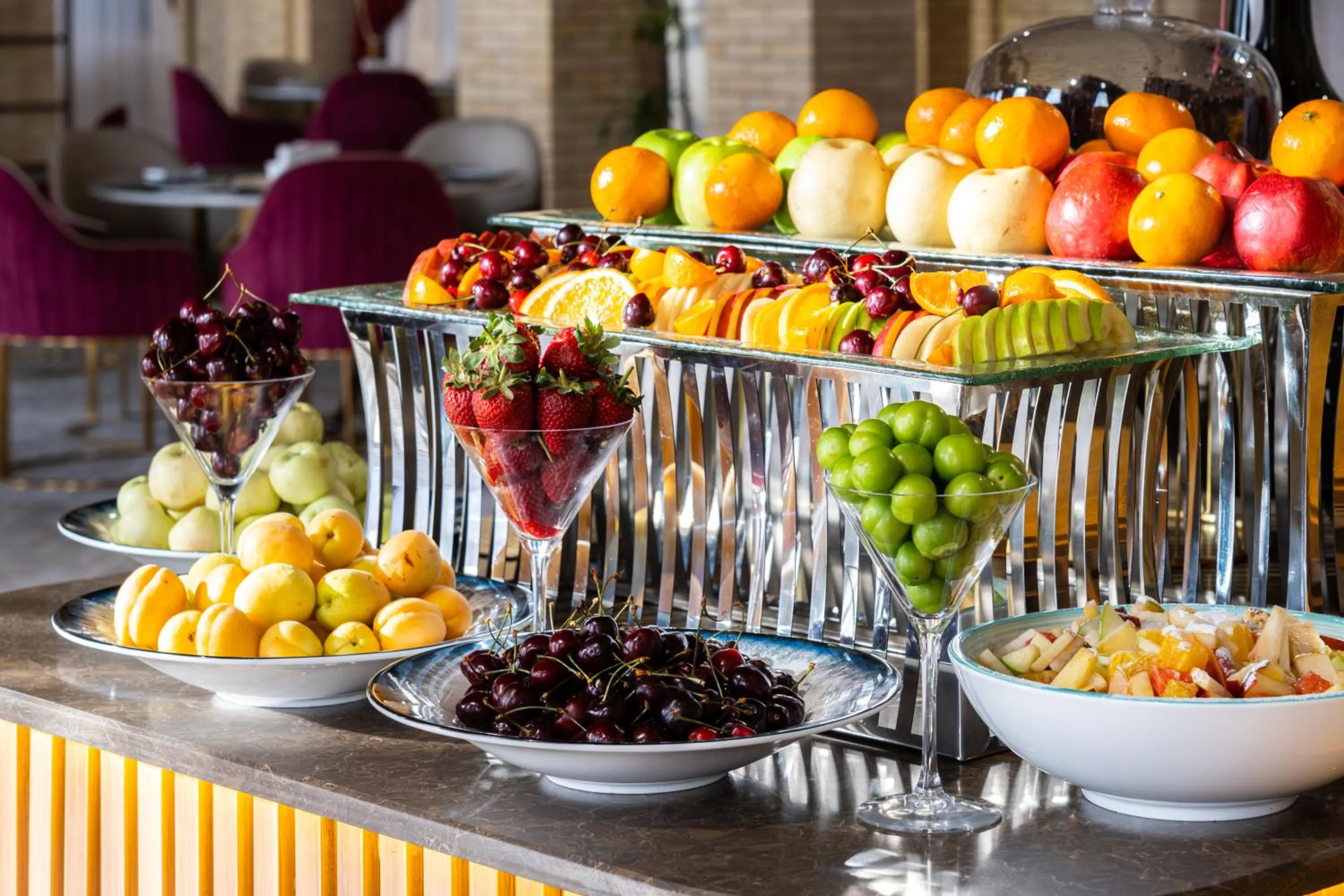 Buffet breakfast in Mövenpick Samarkand