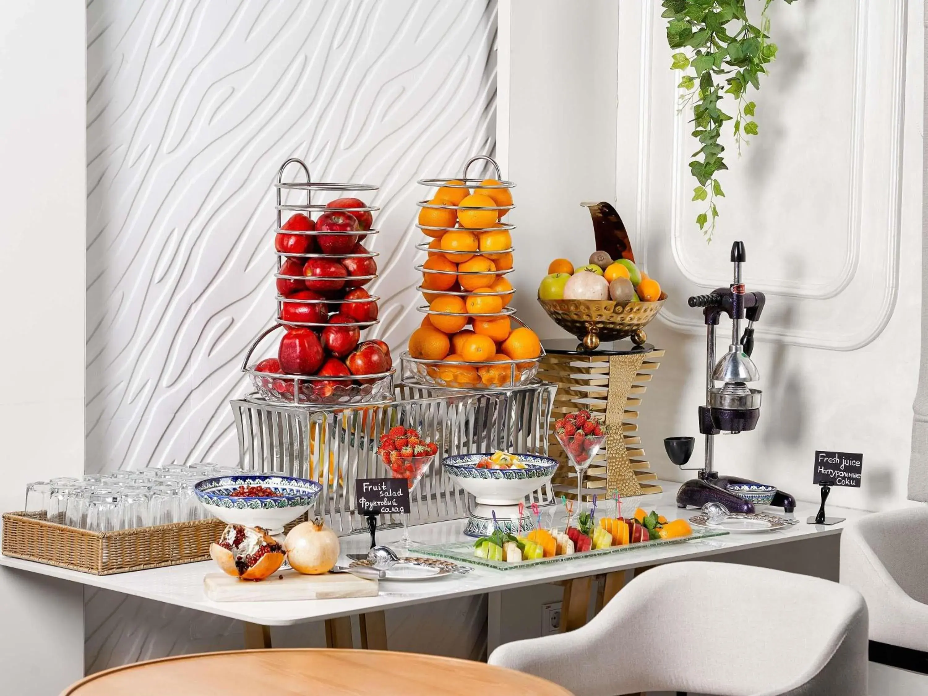 Breakfast in Mövenpick Samarkand Breakfast in Mövenpick Samarkand