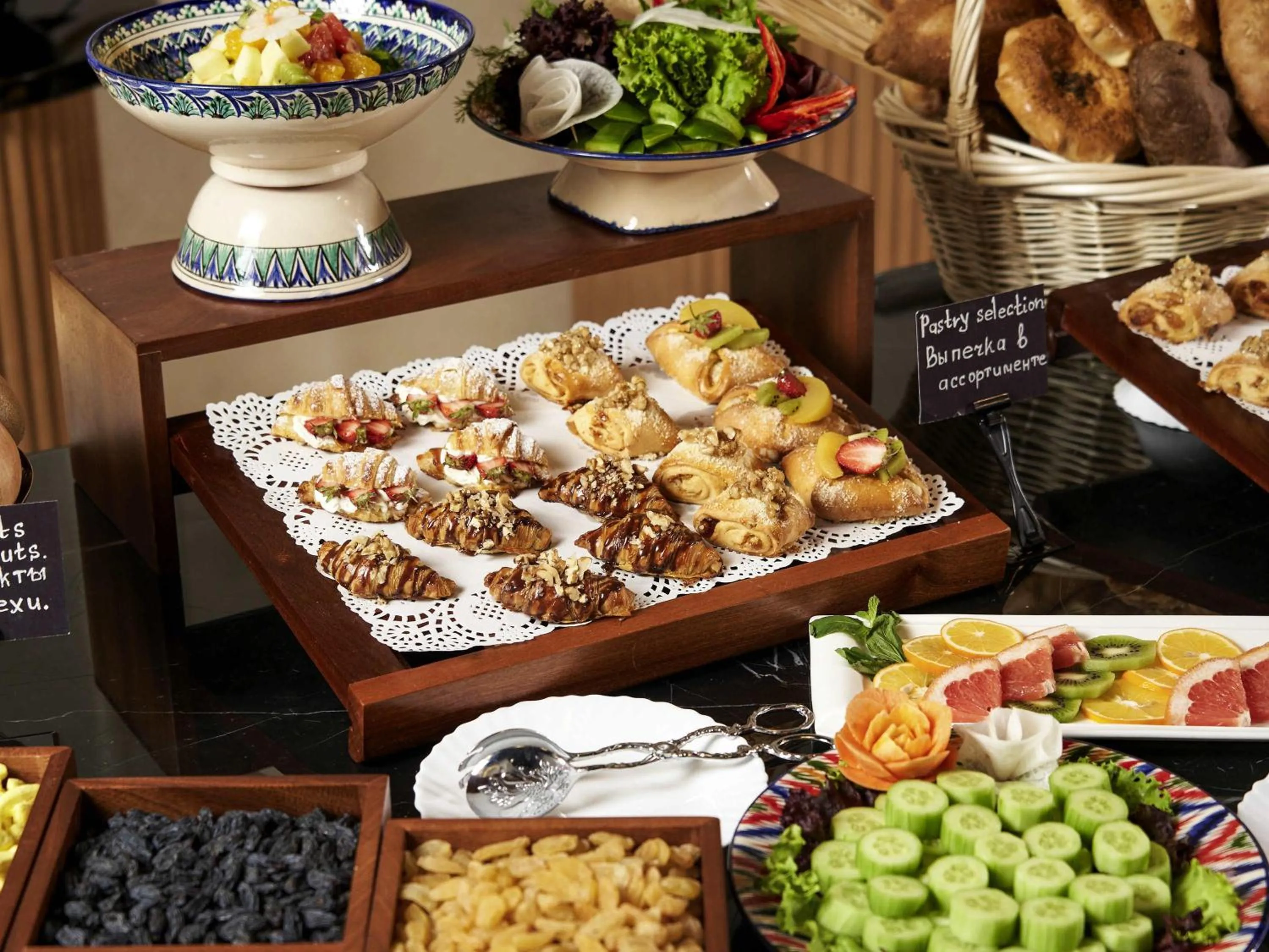 Breakfast in Mövenpick Samarkand