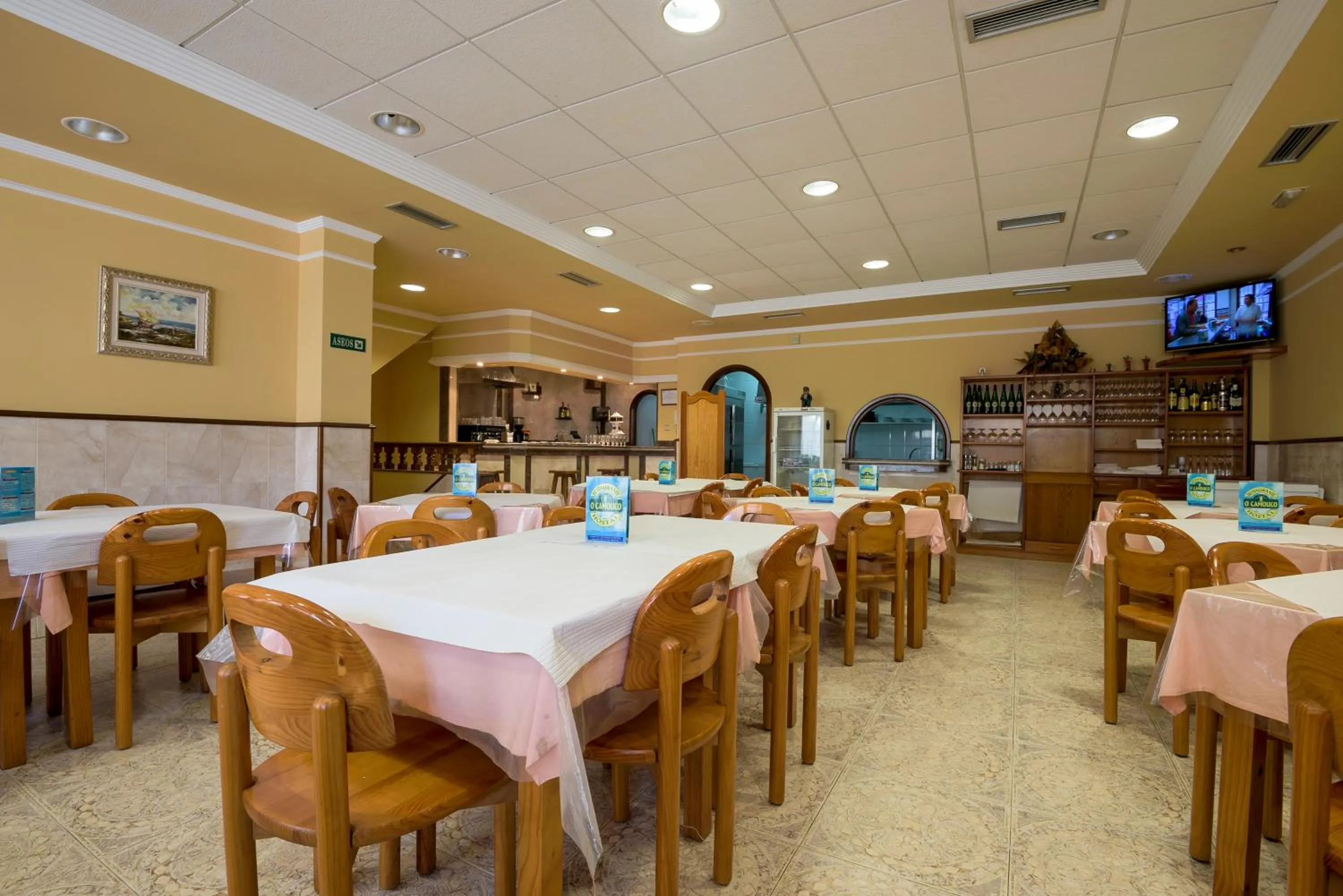 Lounge or bar in Hostal O Camouco