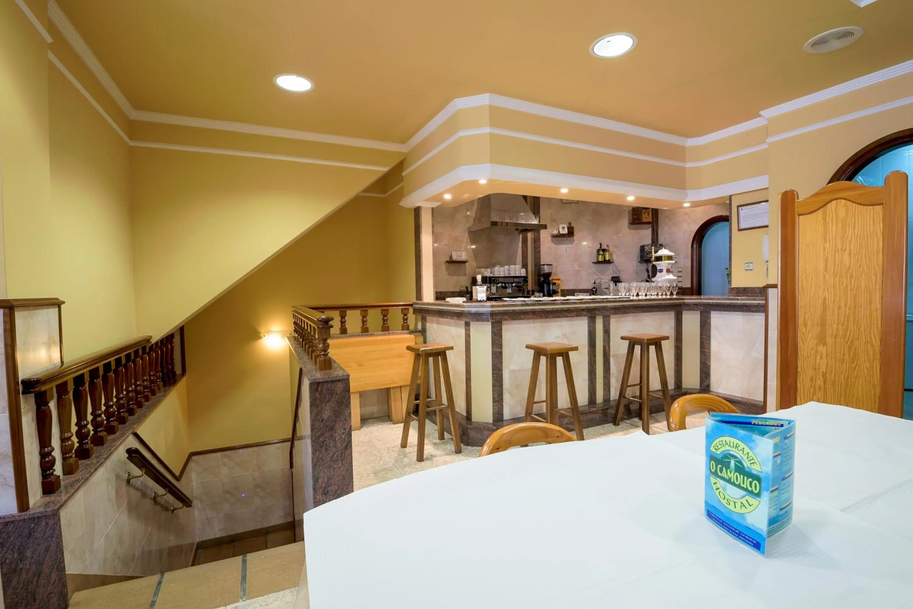 Lounge or bar in Hostal O Camouco