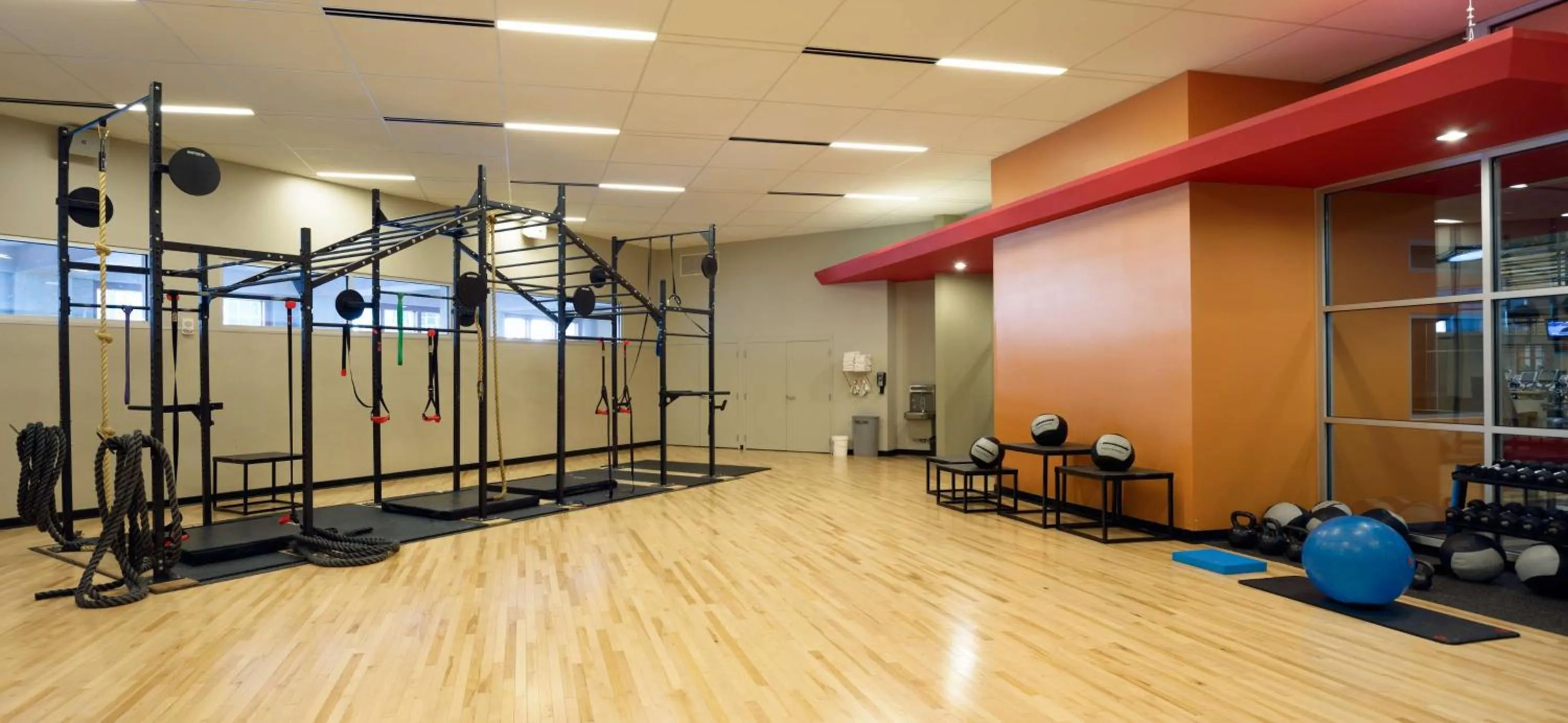 Fitness centre/facilities in Hilton Charlotte Uptown
