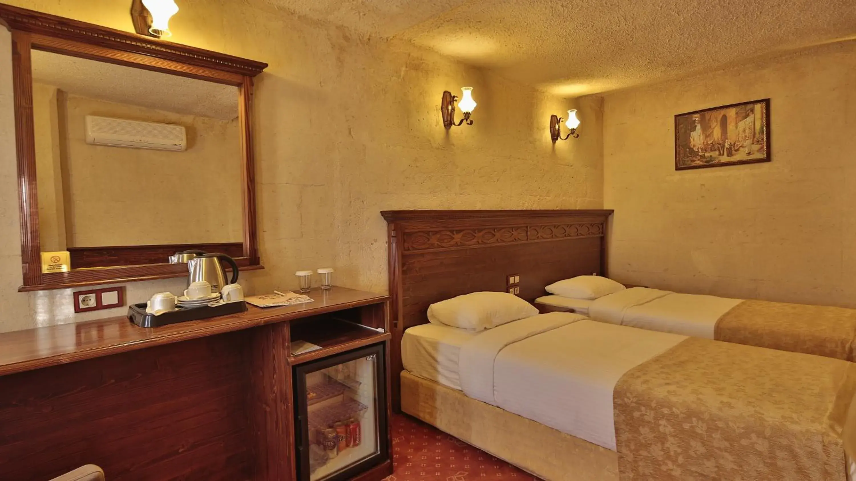 Decorative detail, Bed in Dilek Kaya Otel Decorative detail, Bed in Dilek Kaya Otel