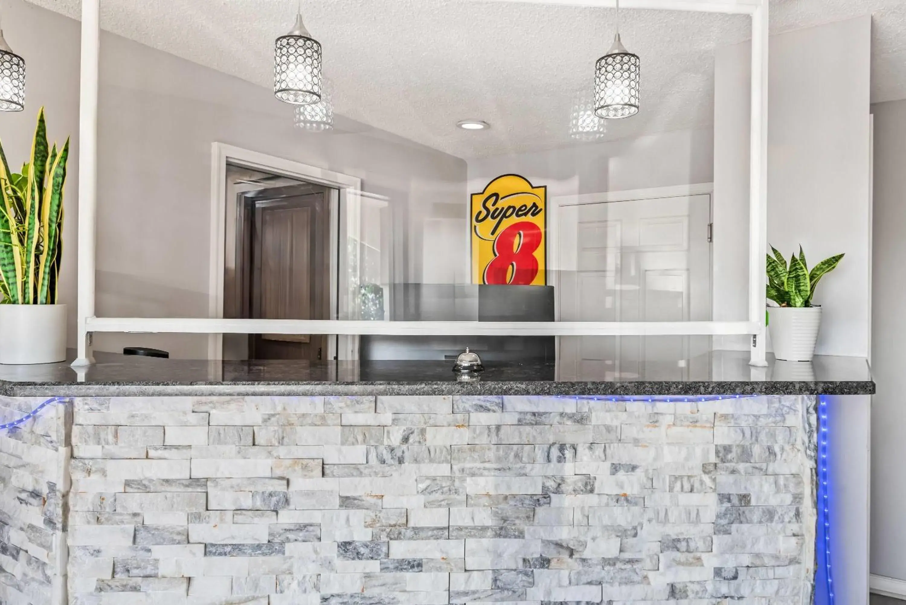Lobby or reception in Super 8 by Wyndham Brownsburg Lobby or reception in Super 8 by Wyndham Brownsburg