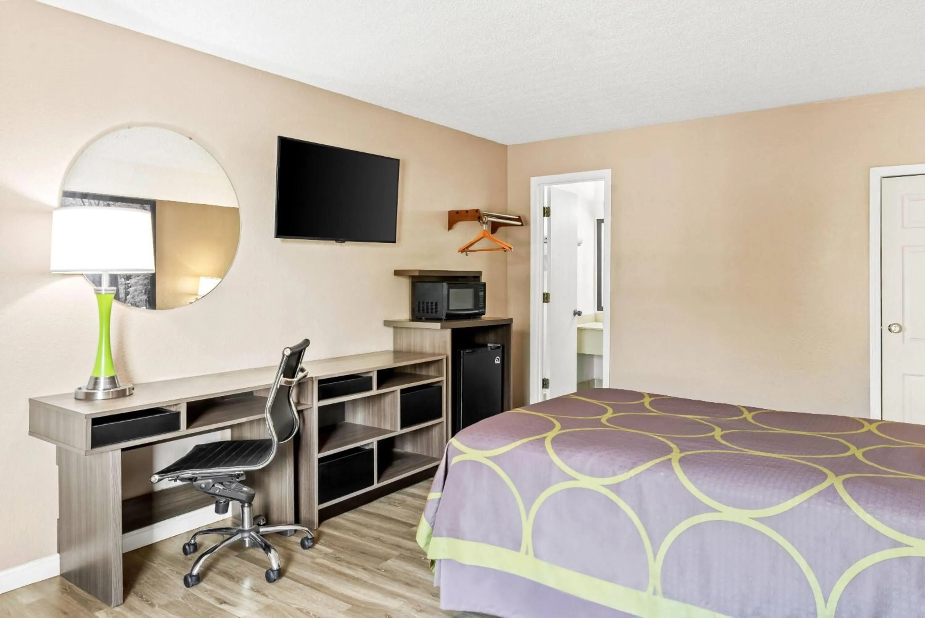 Bed in Super 8 by Wyndham Brownsburg