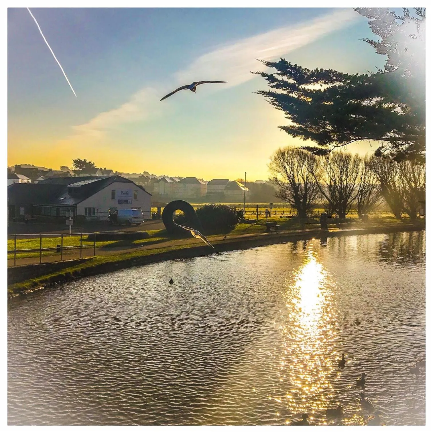 River view in The Falcon Hotel