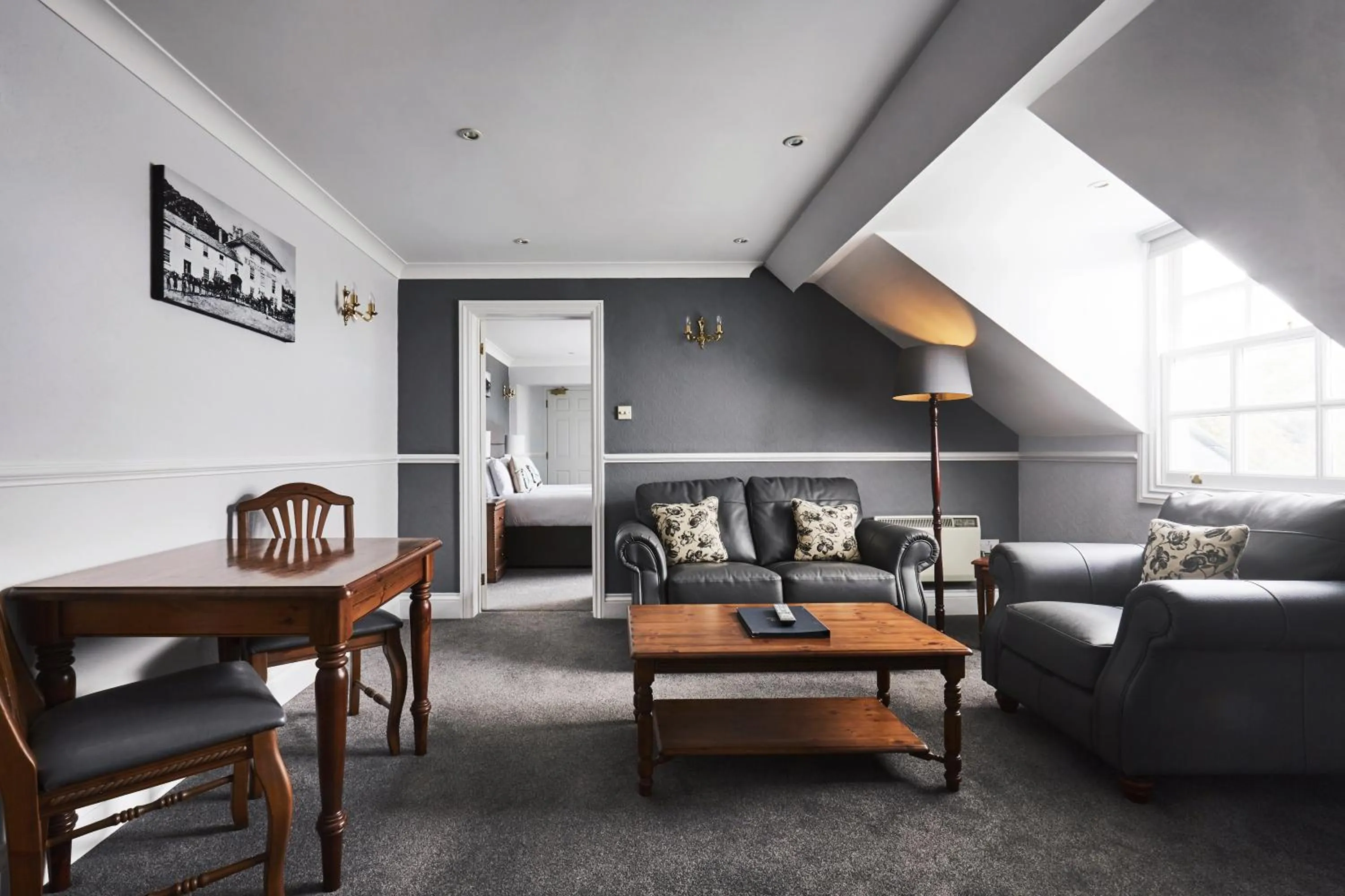 Living room in The Falcon Hotel