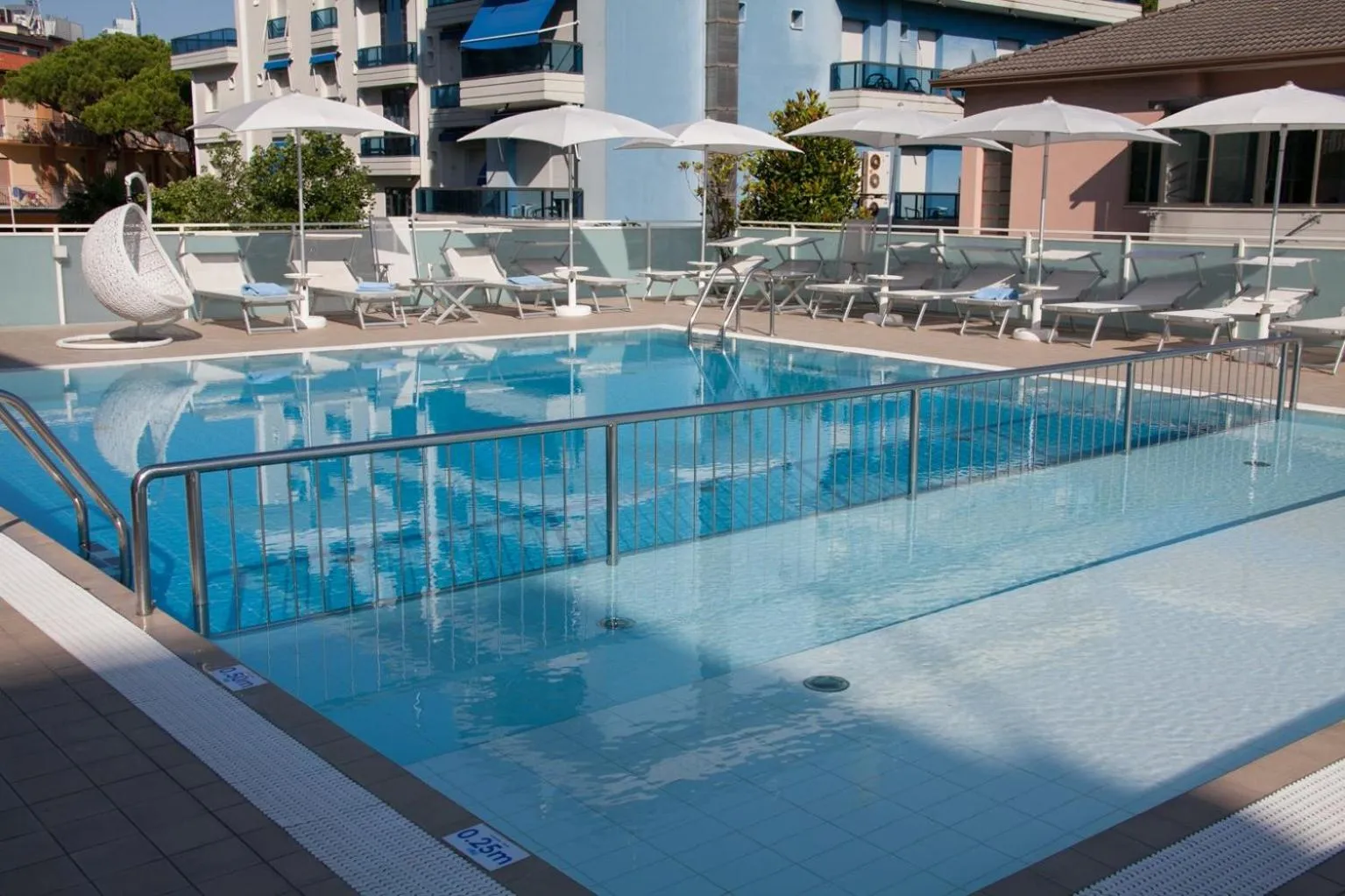 Pool view in Hotel Albatros 3 Stelle Superior