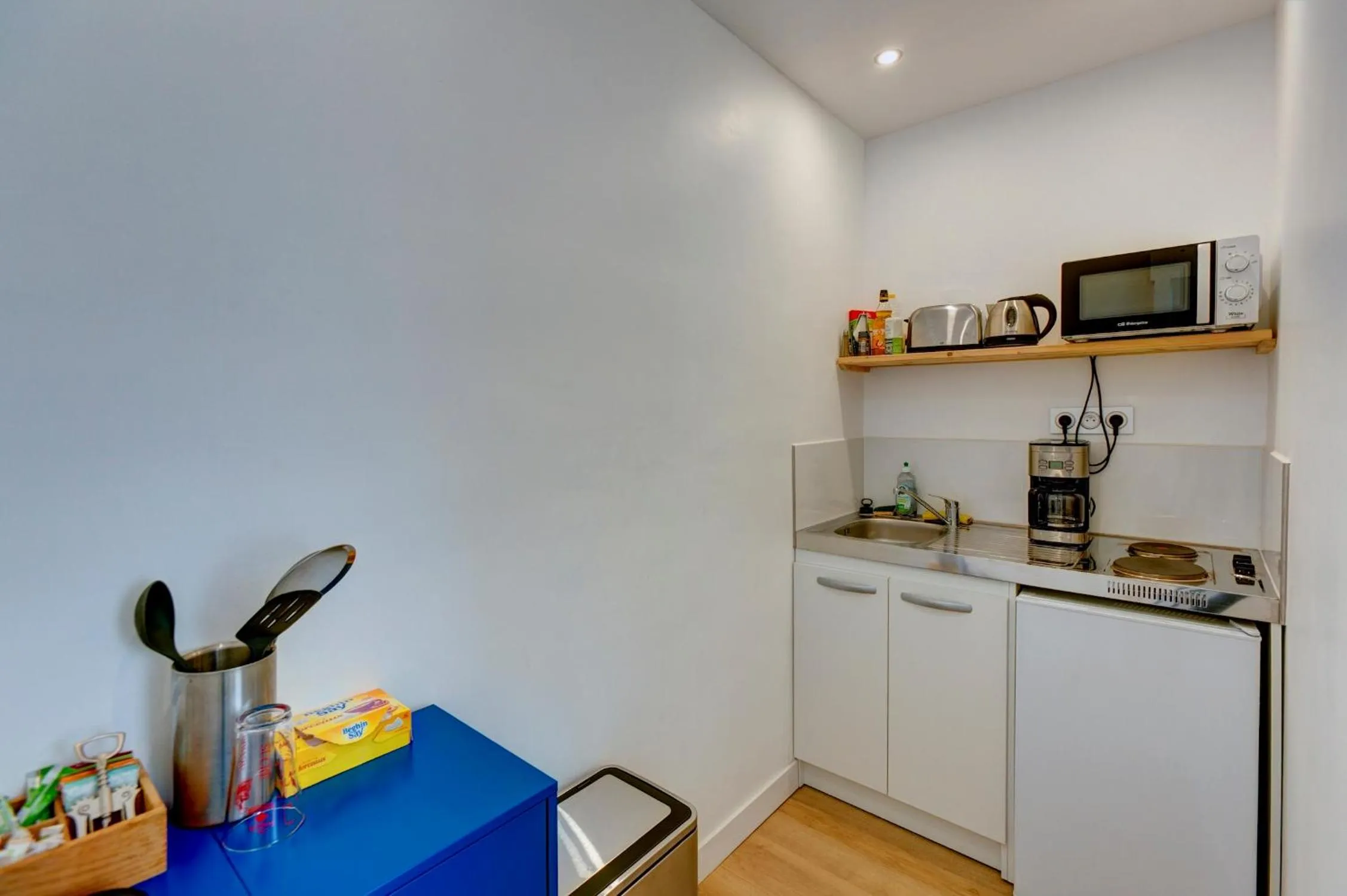 kitchen in Le Gîte de la Plage