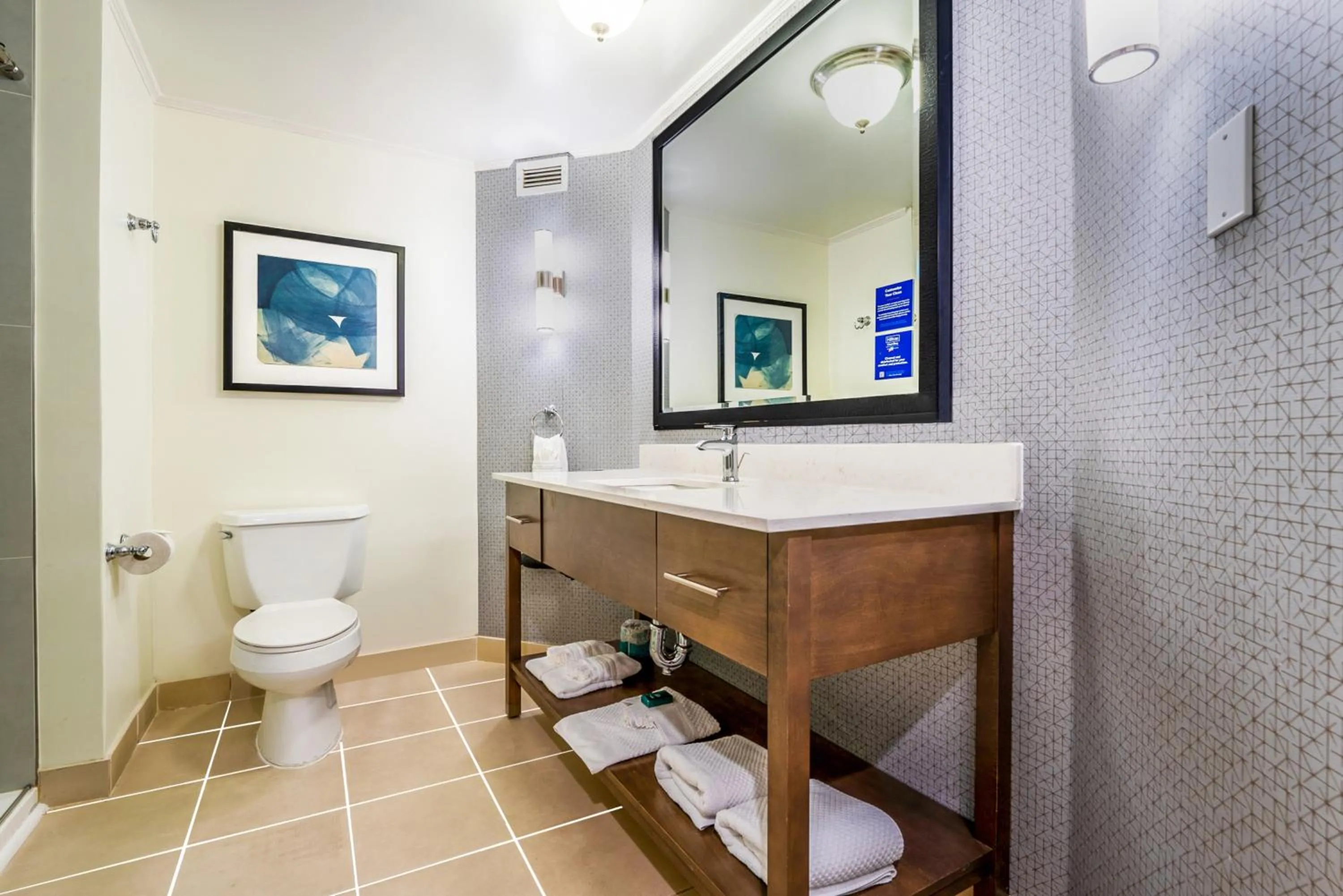 Bathroom in DoubleTree by Hilton South Charlotte Tyvola