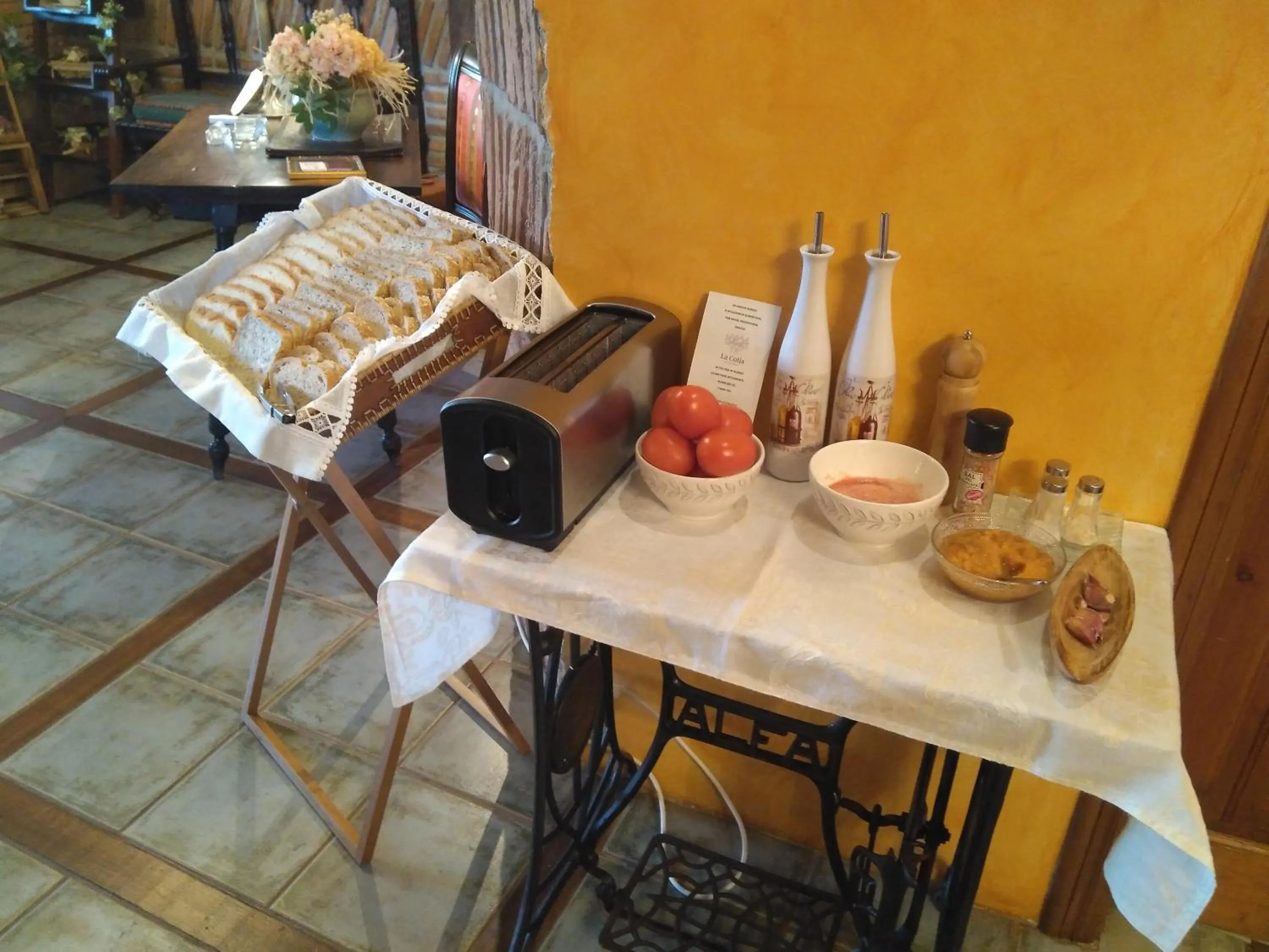 Food and drinks in Posada La Cotía