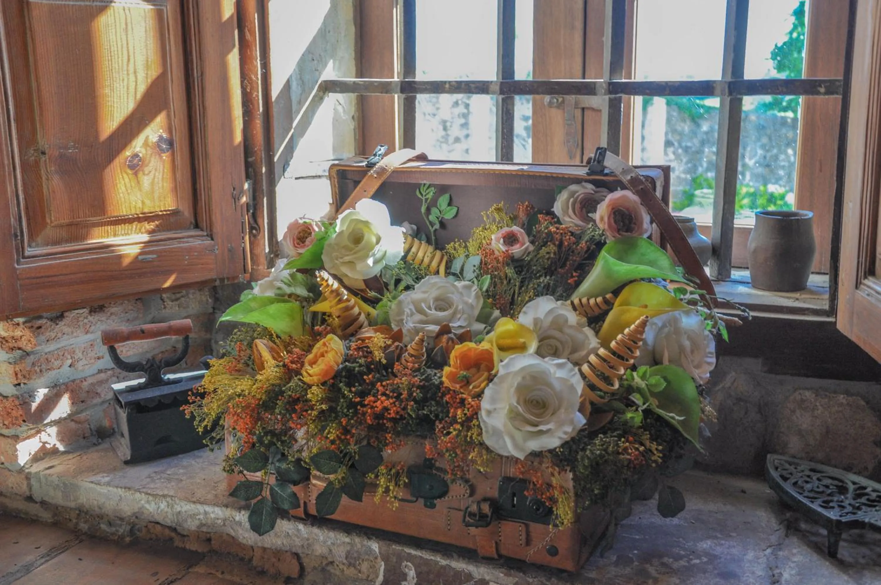 Decorative detail in Posada La Cotía