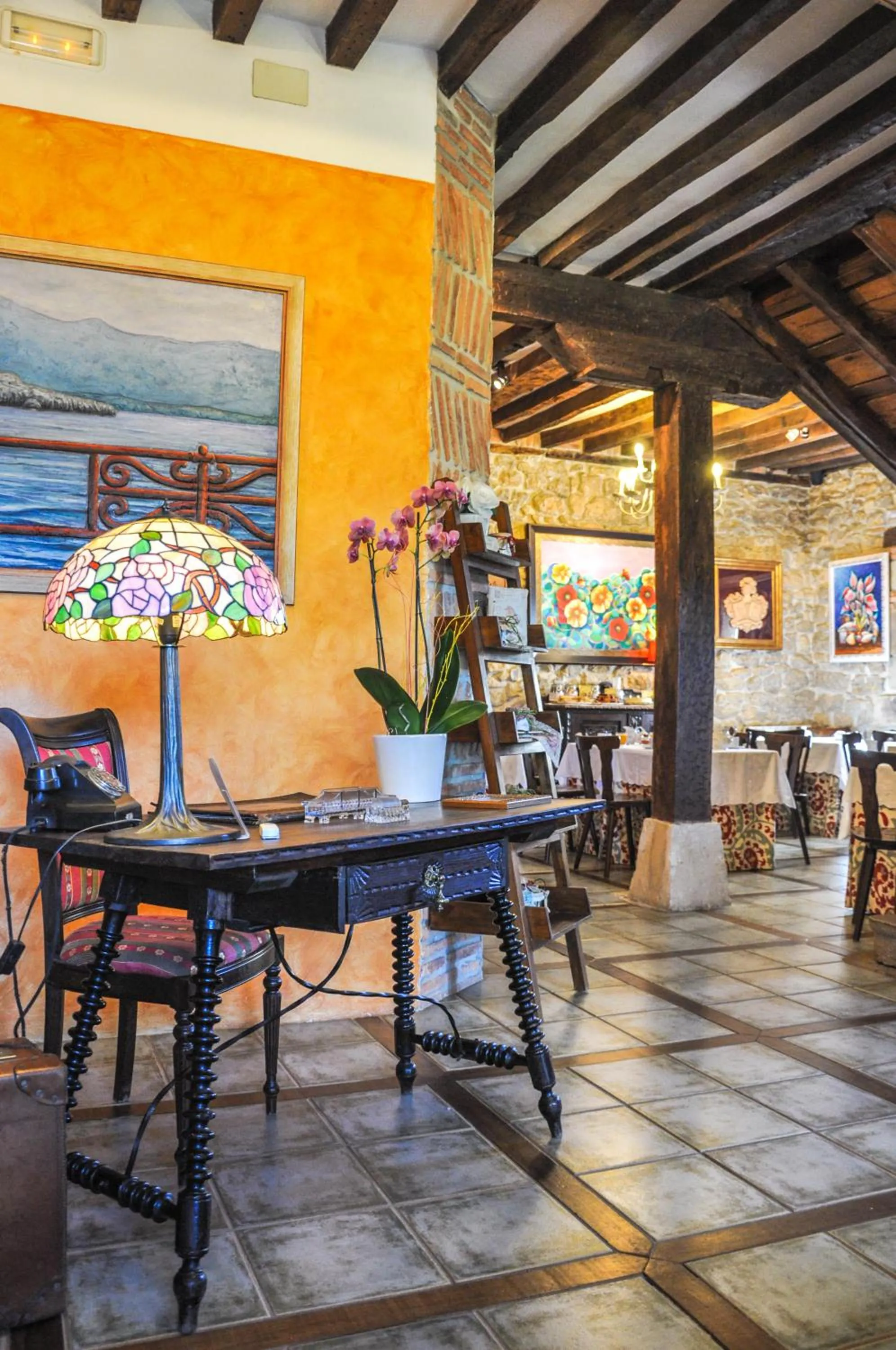 Lobby or reception in Posada La Cotía