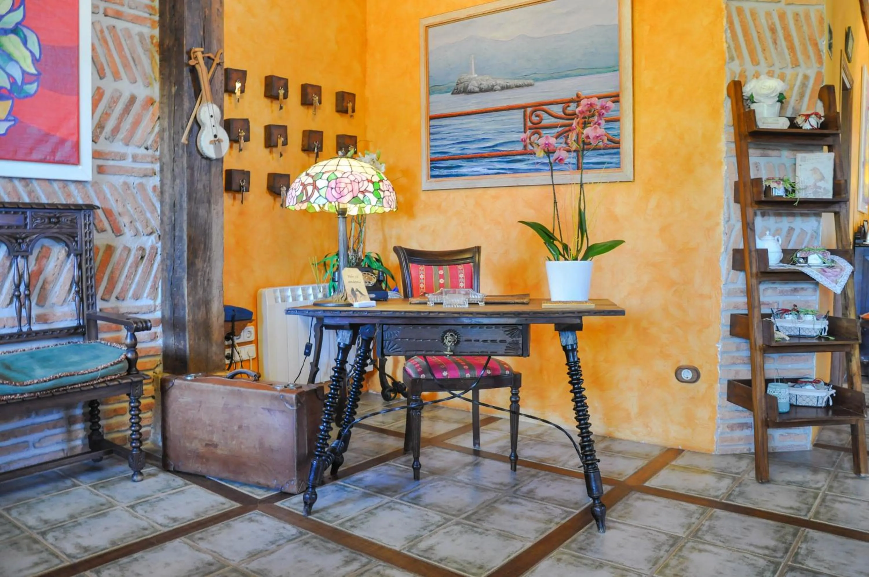 Lobby or reception in Posada La Cotía