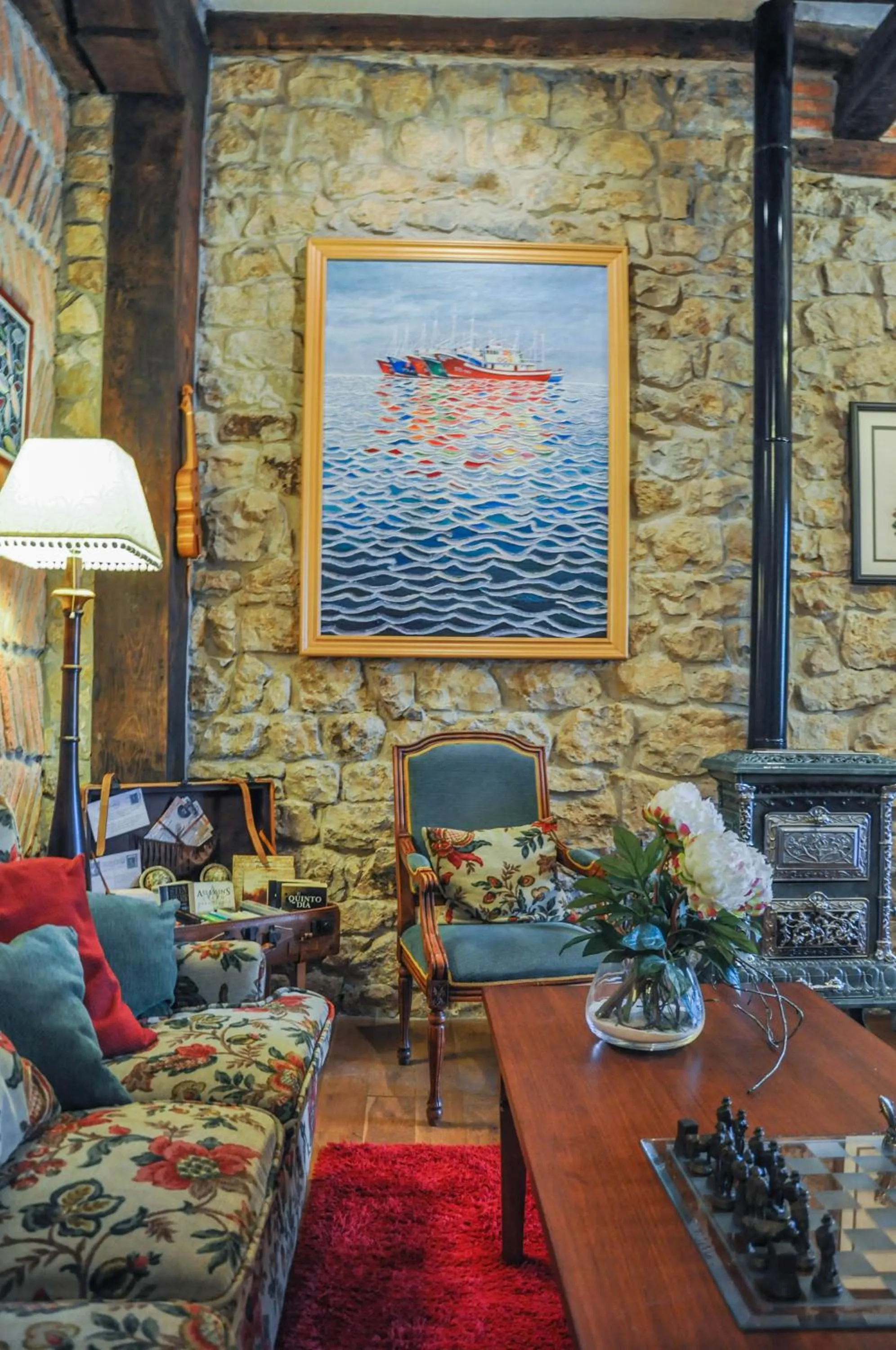 Lounge or bar in Posada La Cotía