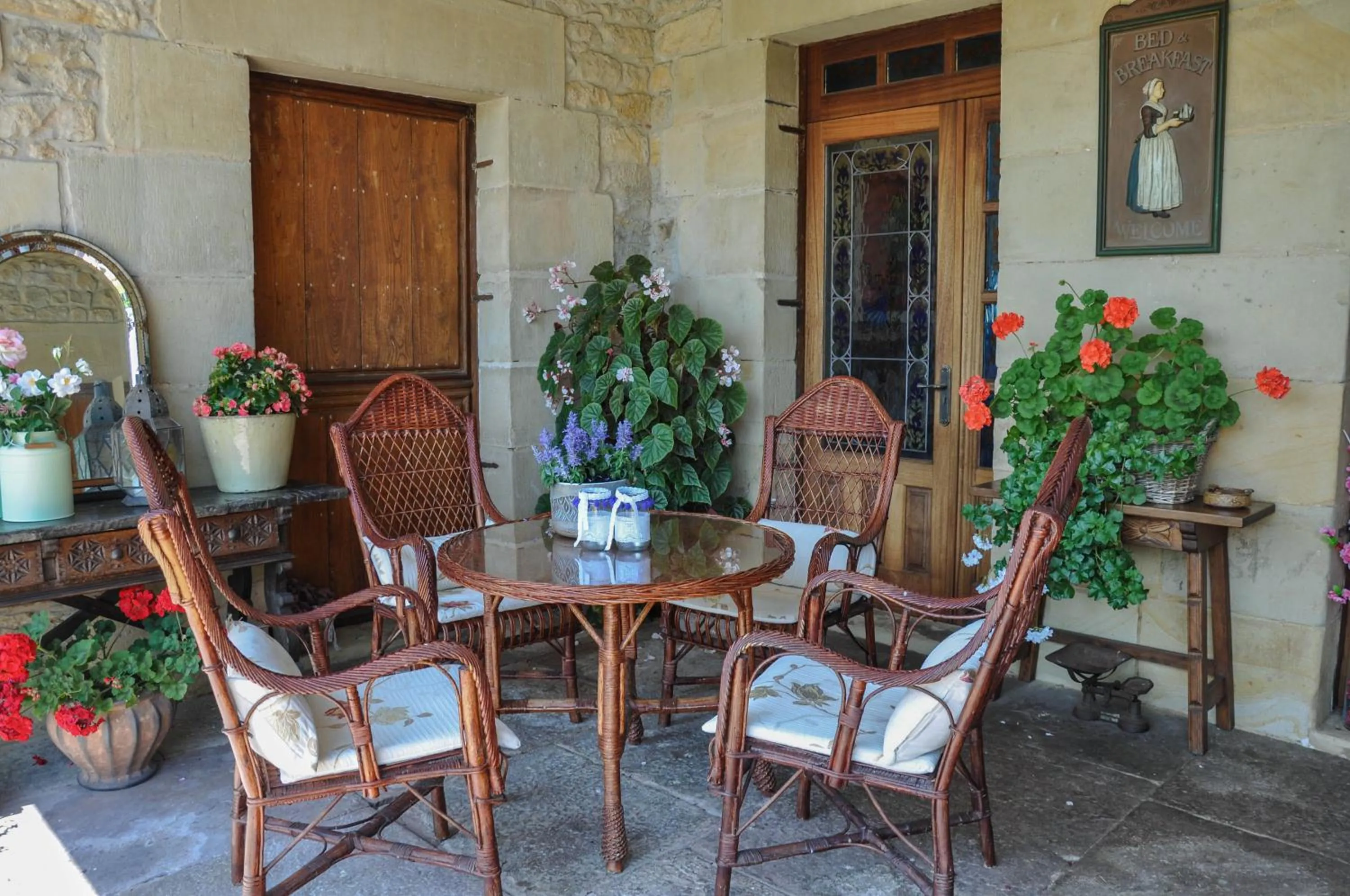 Garden in Posada La Cotía