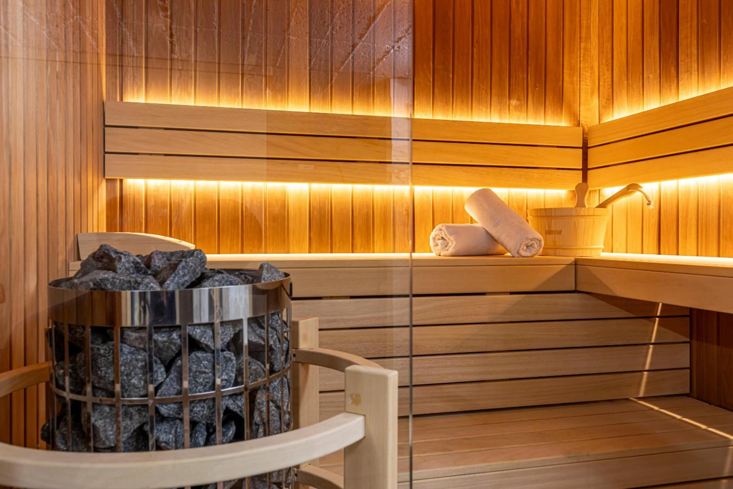 Sauna in Hotel Alpha Paris Eiffel by Patrick Hayat