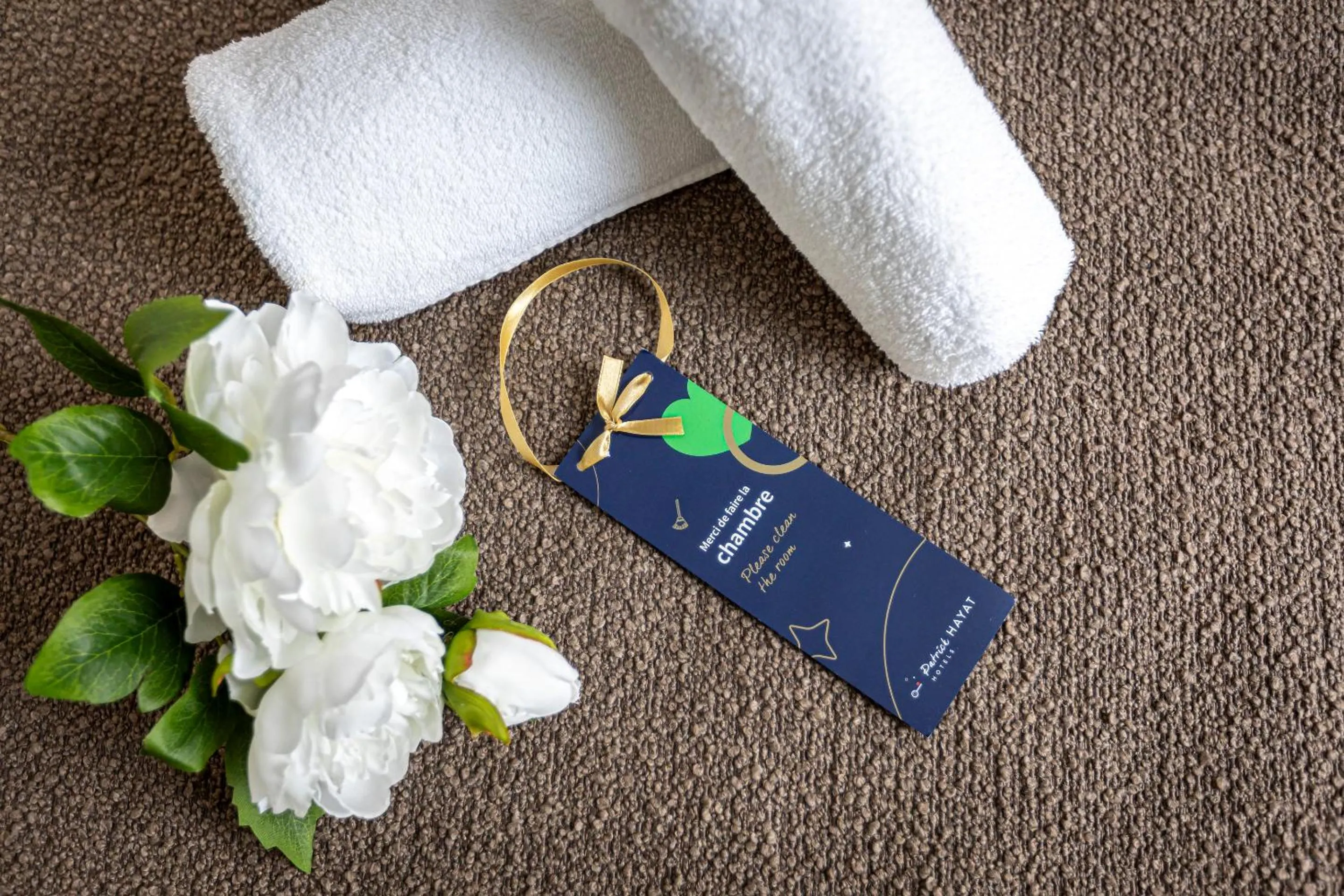 towels in Hotel Alpha Paris Eiffel by Patrick Hayat