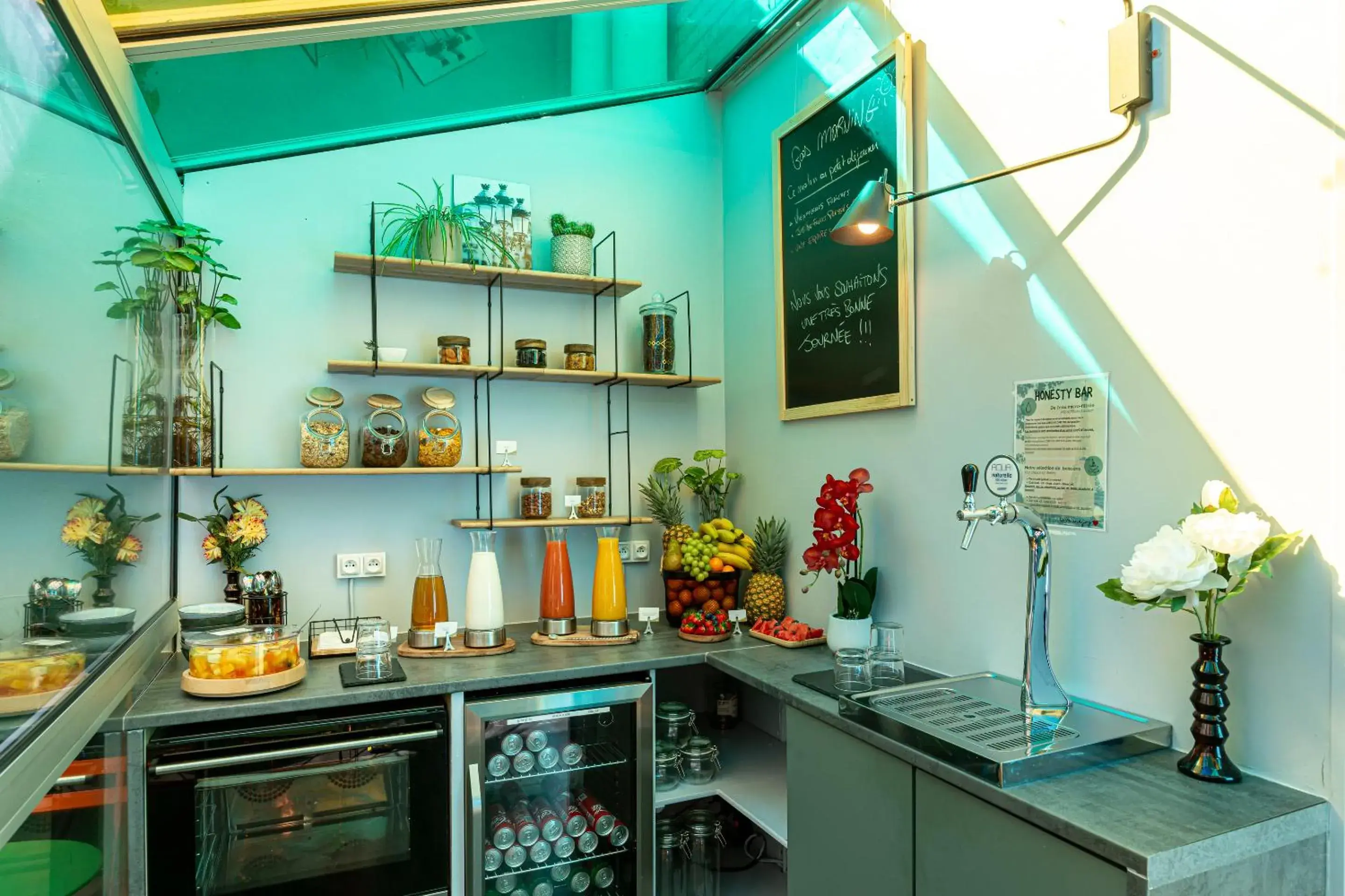 Buffet breakfast in Hotel Alpha Paris Eiffel by Patrick Hayat Buffet breakfast in Hotel Alpha Paris Eiffel by Patrick Hayat