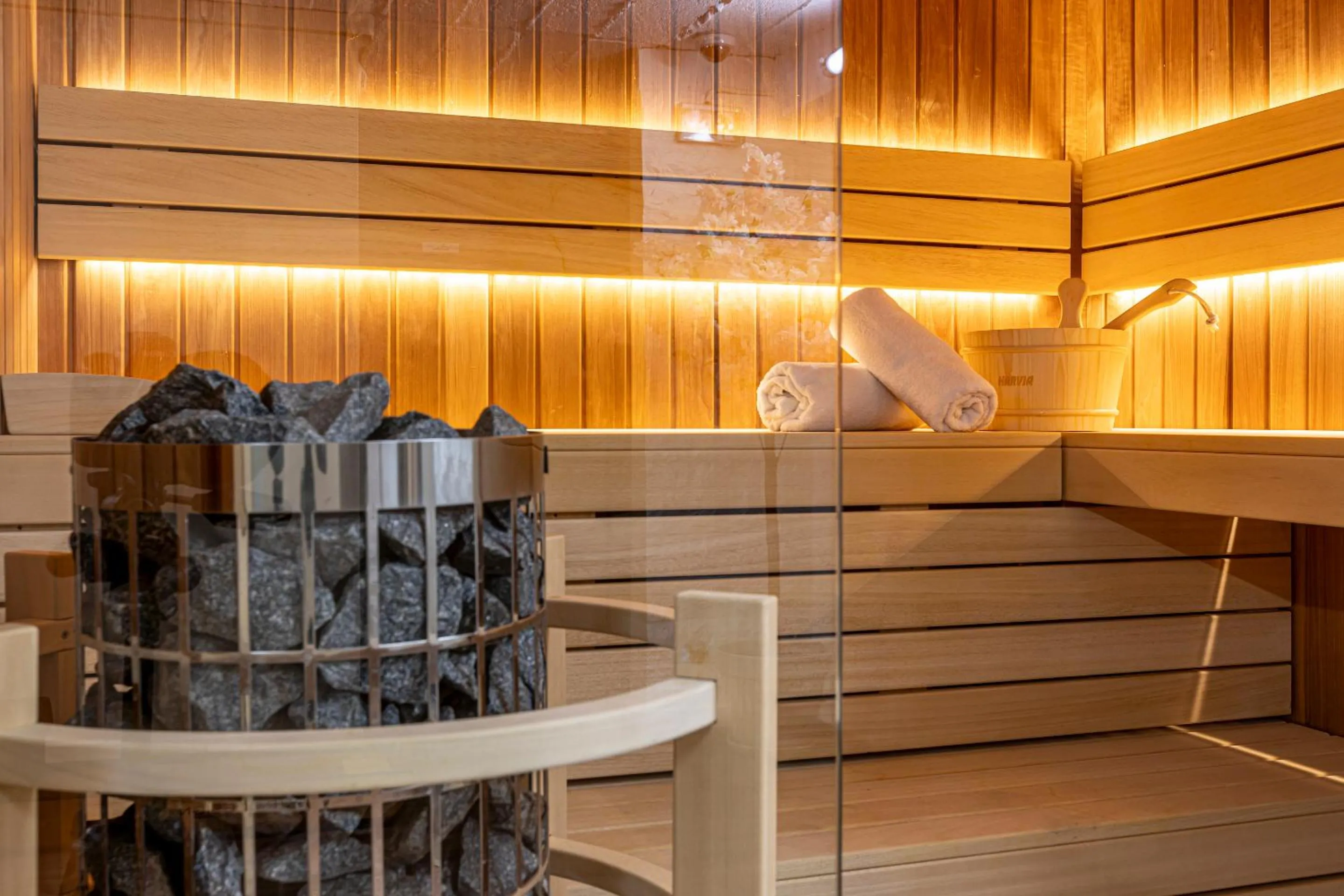 Sauna in Hotel Alpha Paris Eiffel by Patrick Hayat