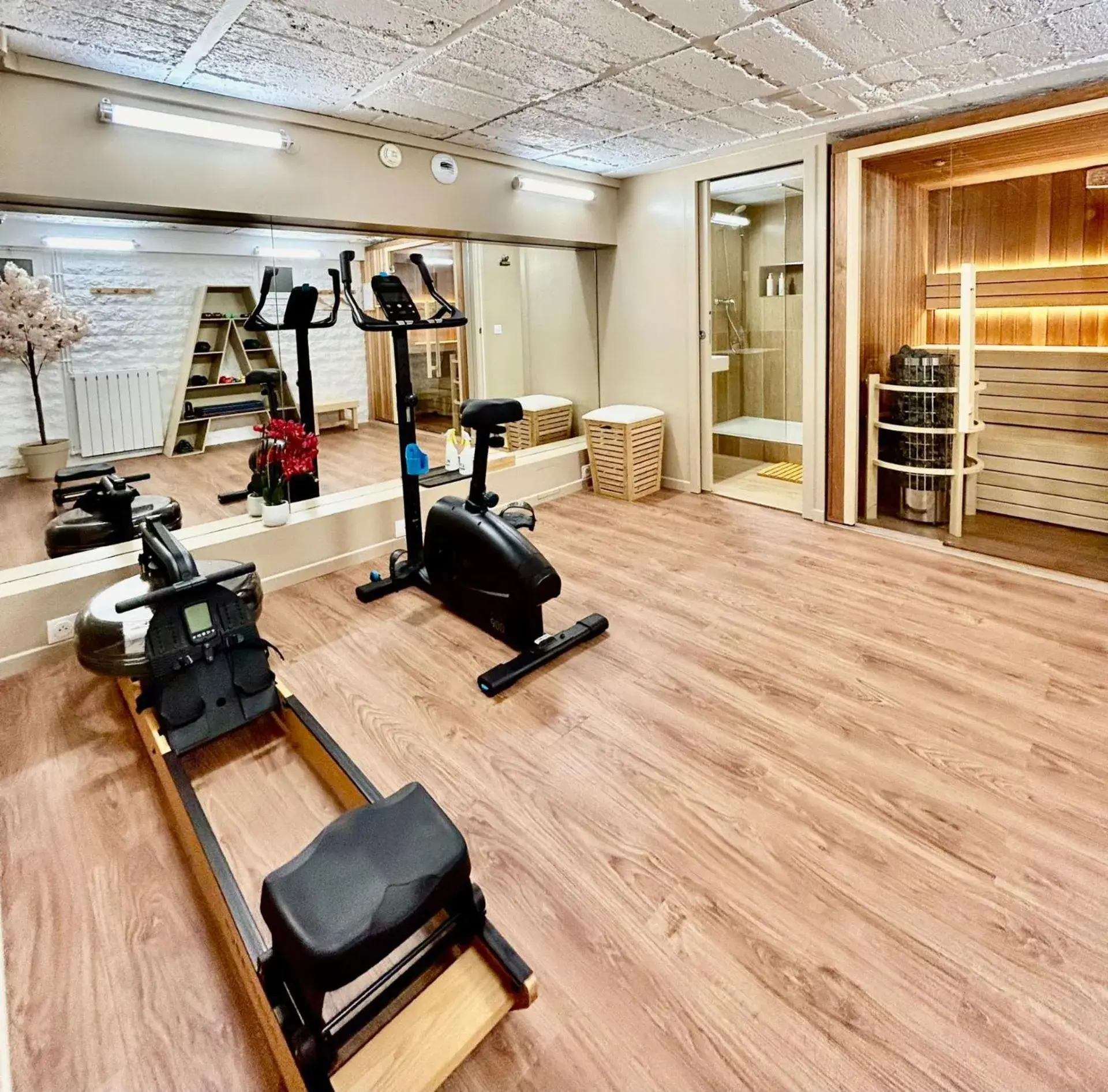 Fitness centre/facilities in Hotel Alpha Paris Eiffel by Patrick Hayat Fitness centre/facilities in Hotel Alpha Paris Eiffel by Patrick Hayat
