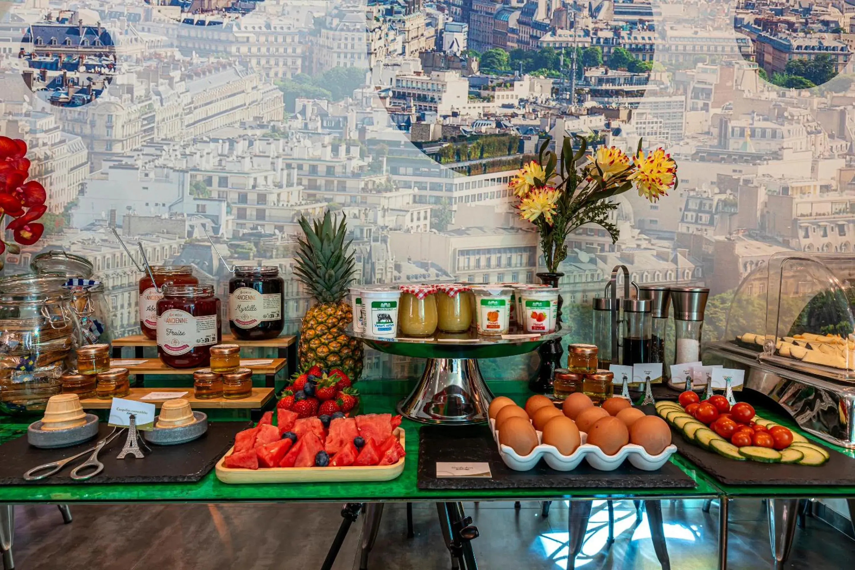 Breakfast in Hotel Alpha Paris Eiffel by Patrick Hayat Breakfast in Hotel Alpha Paris Eiffel by Patrick Hayat