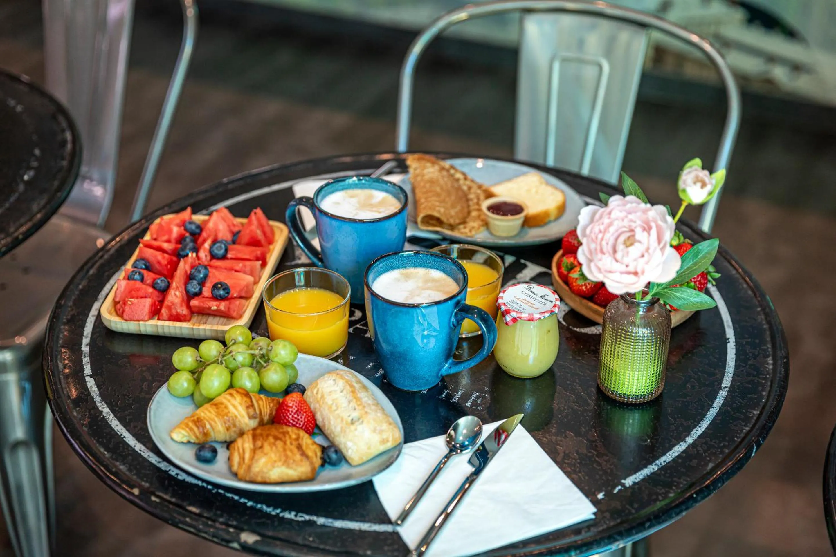 Breakfast in Hotel Alpha Paris Eiffel by Patrick Hayat