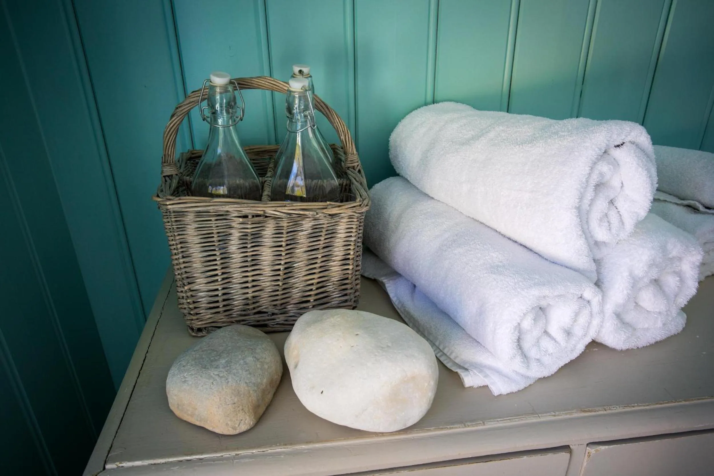 towels in Lulworth Cove Inn