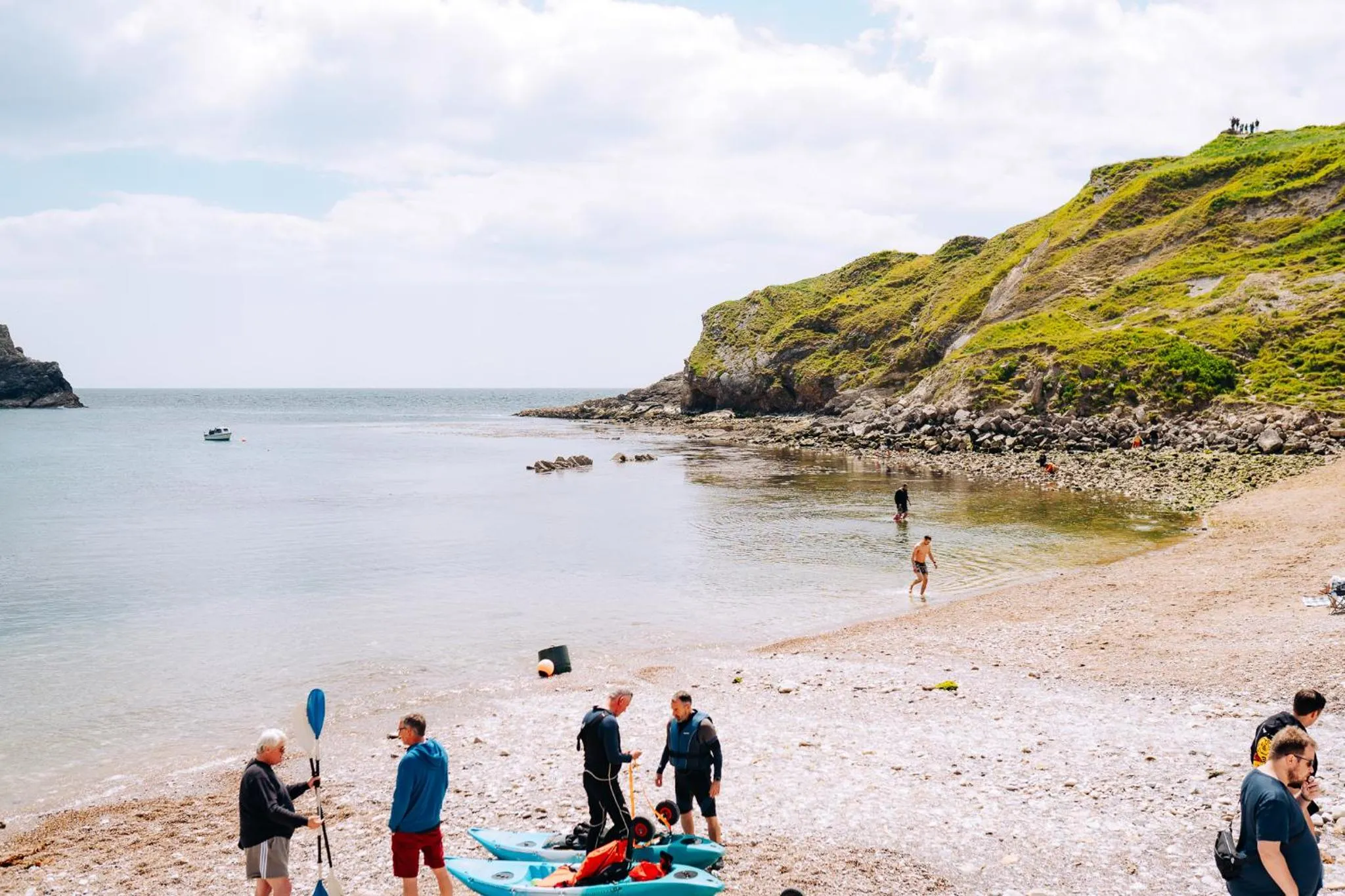 Sea view in Lulworth Cove Inn