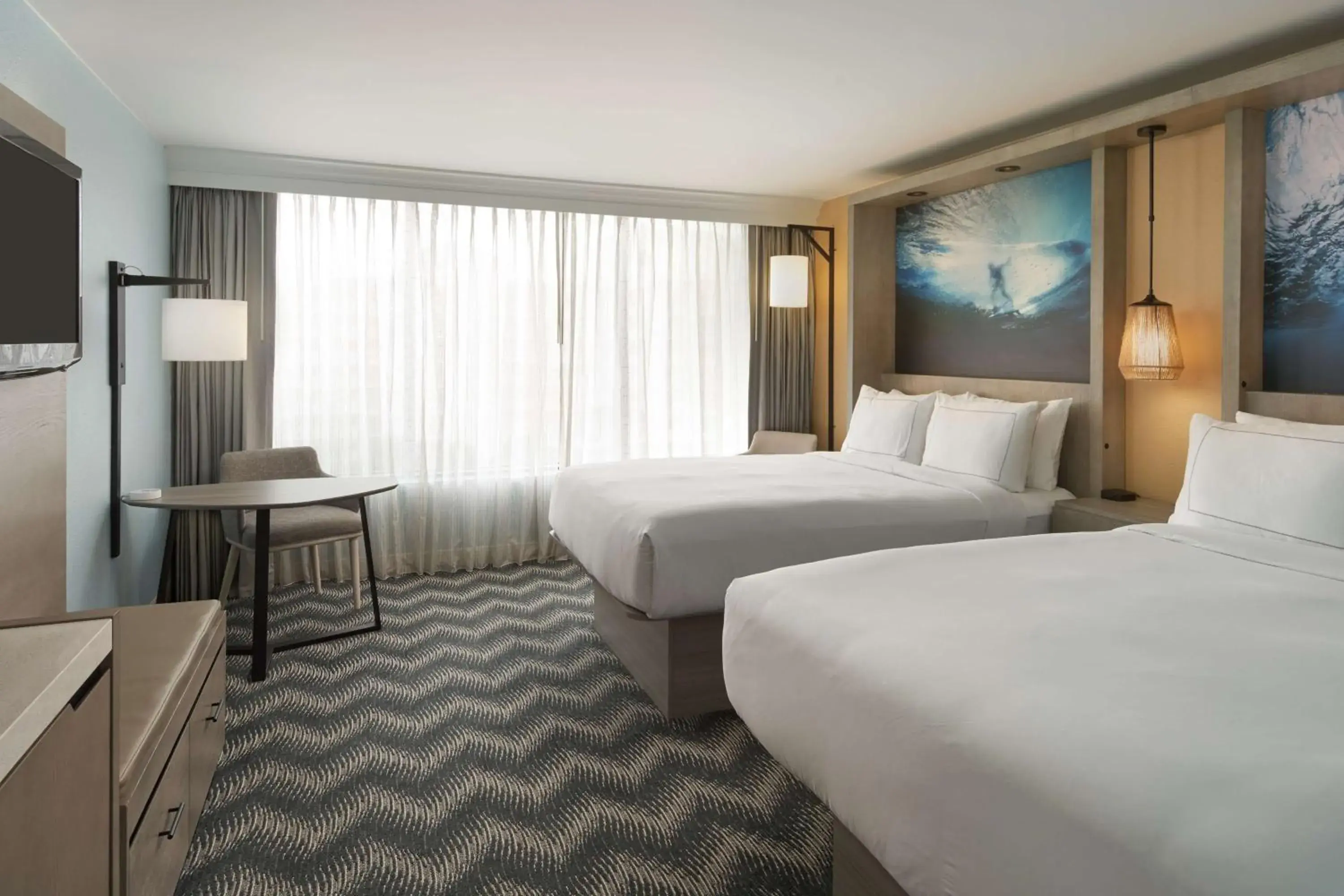 Queen Room with Two Queen Beds in Hilton Cocoa Beach Oceanfront Queen Room with Two Queen Beds in Hilton Cocoa Beach Oceanfront