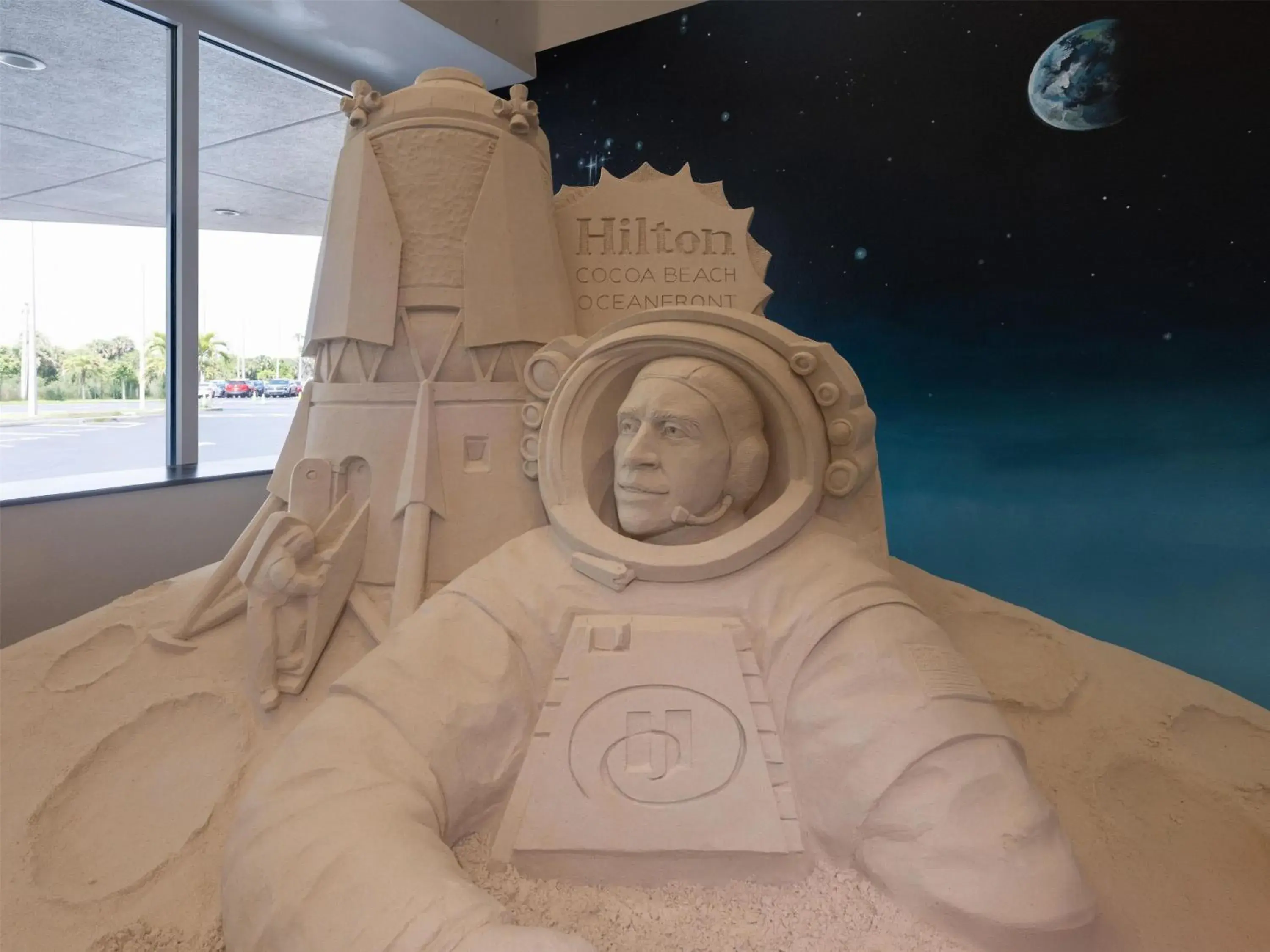 Lobby or reception in Hilton Cocoa Beach Oceanfront Lobby or reception in Hilton Cocoa Beach Oceanfront