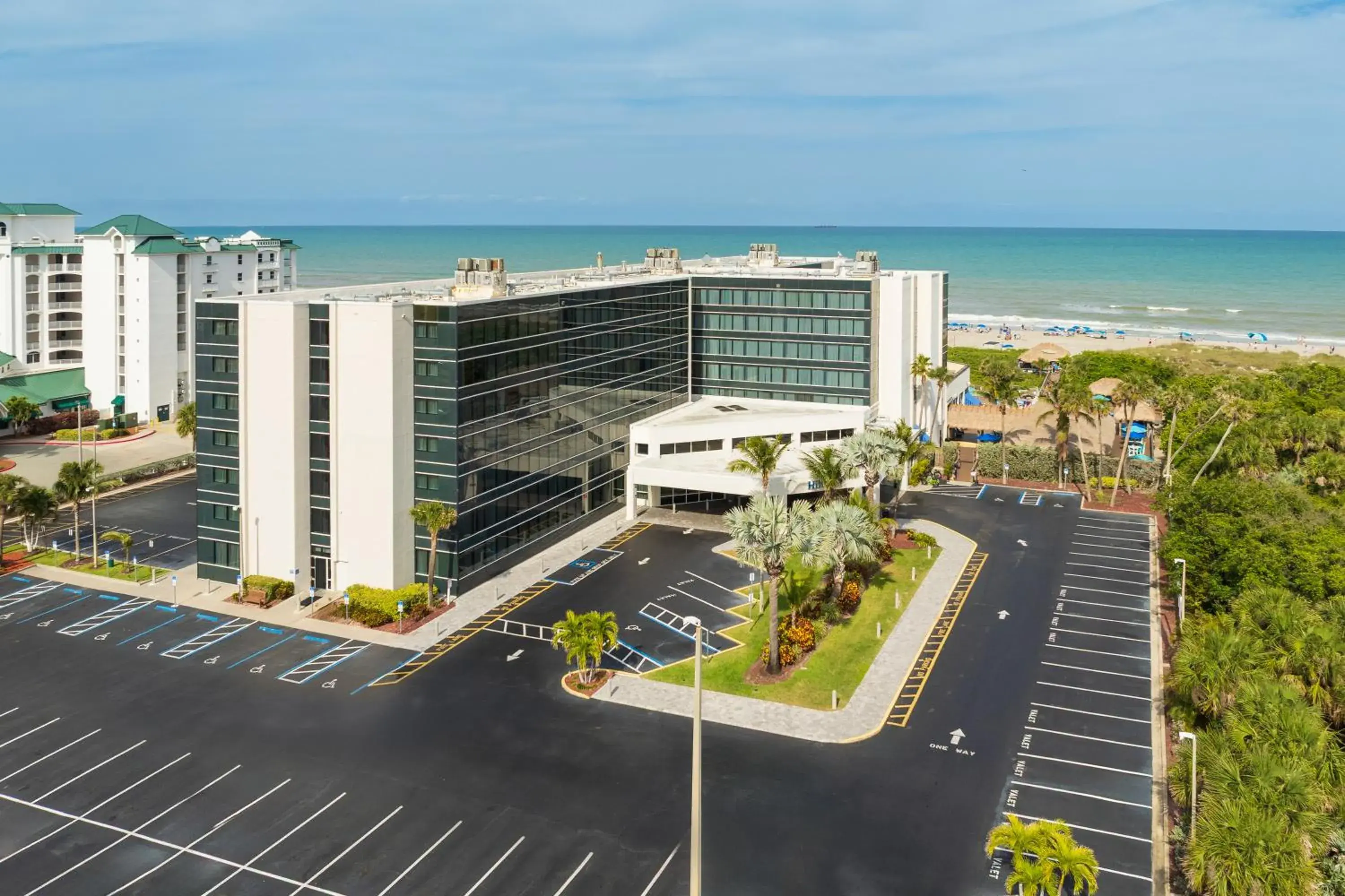 Property building in Hilton Cocoa Beach Oceanfront Property building in Hilton Cocoa Beach Oceanfront