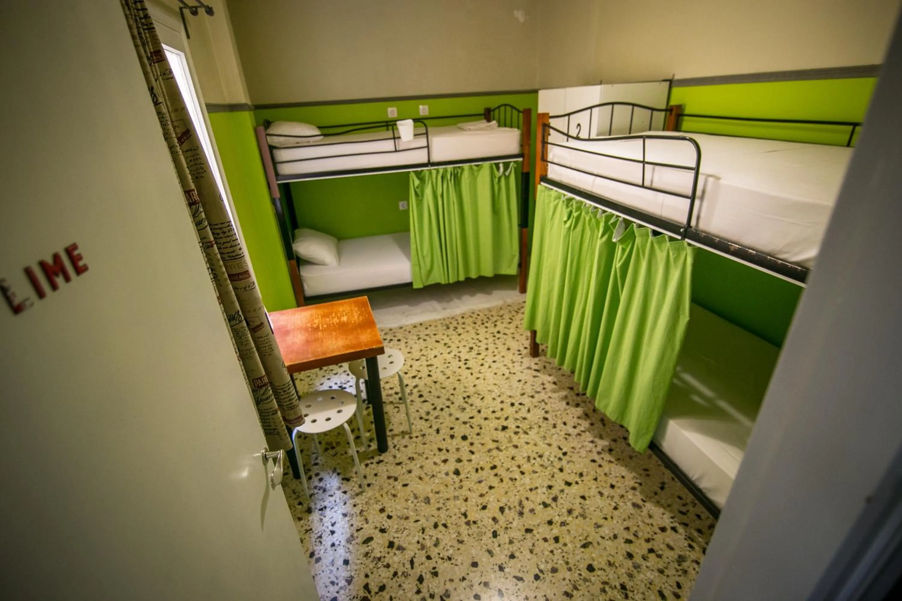 Bedroom, Bed in The Holy Rock - Hostel at meteora
