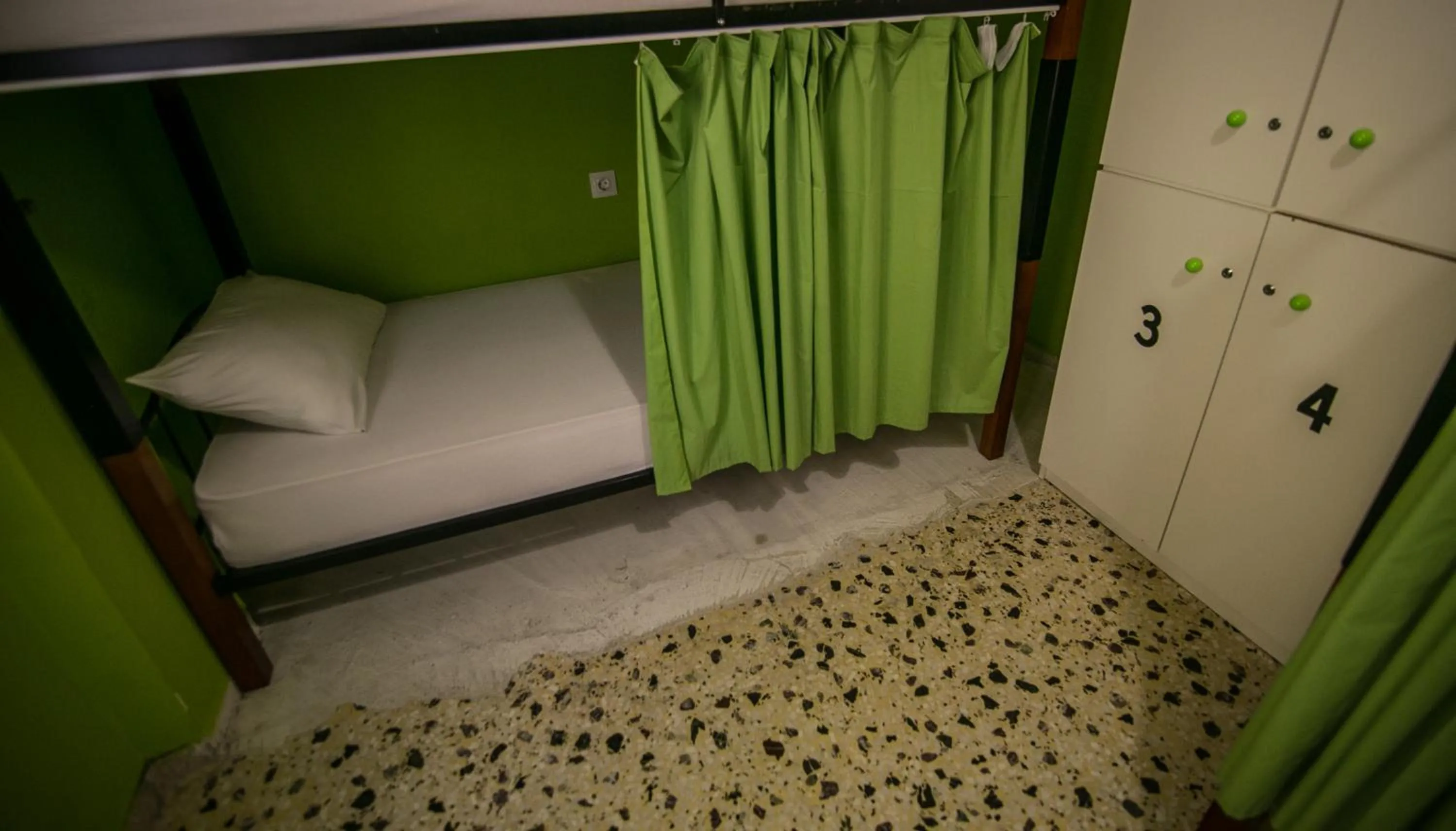 Photo of the whole room, Bed in The Holy Rock - Hostel at meteora