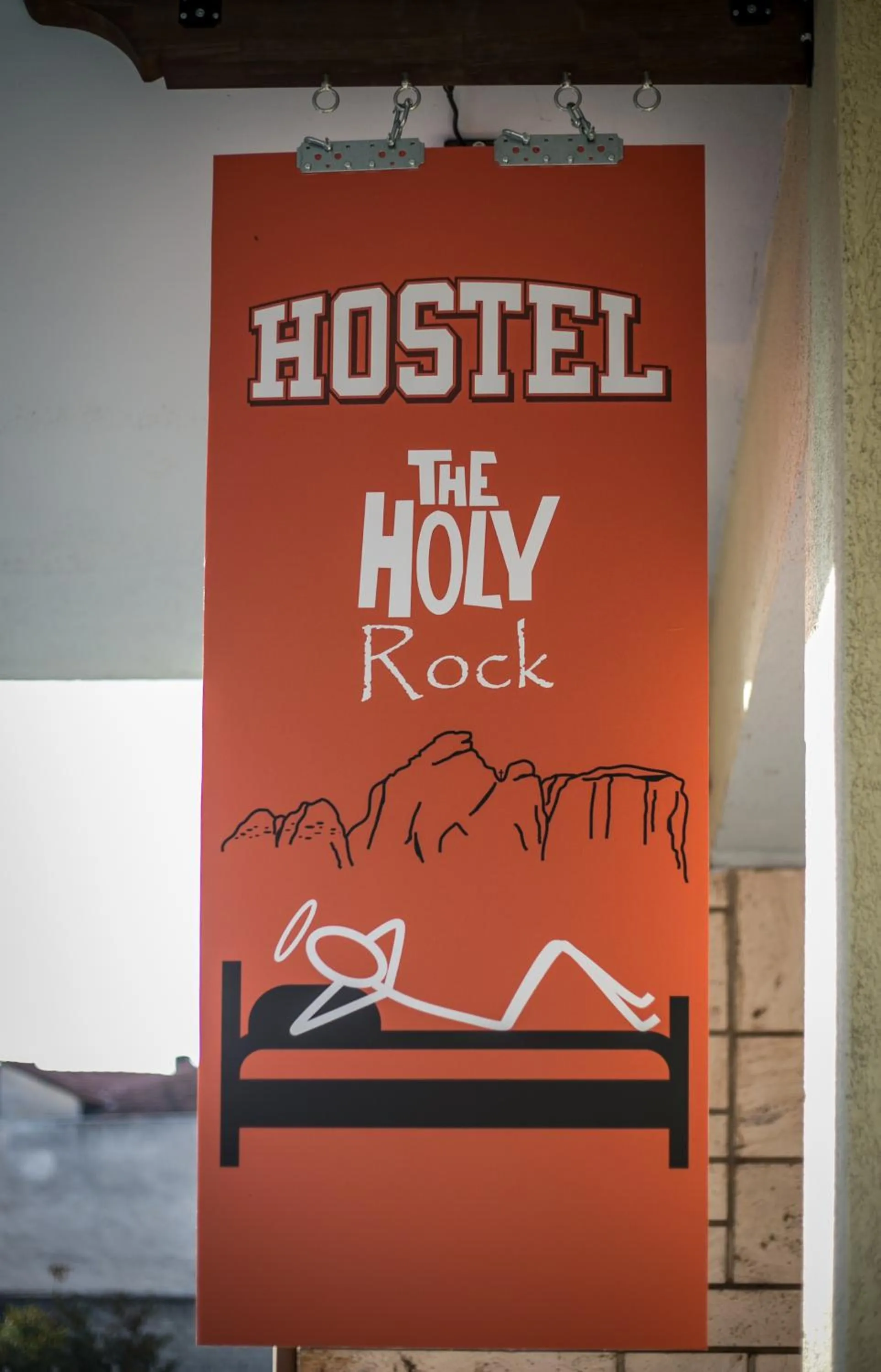 Property logo or sign in The Holy Rock - Hostel at meteora