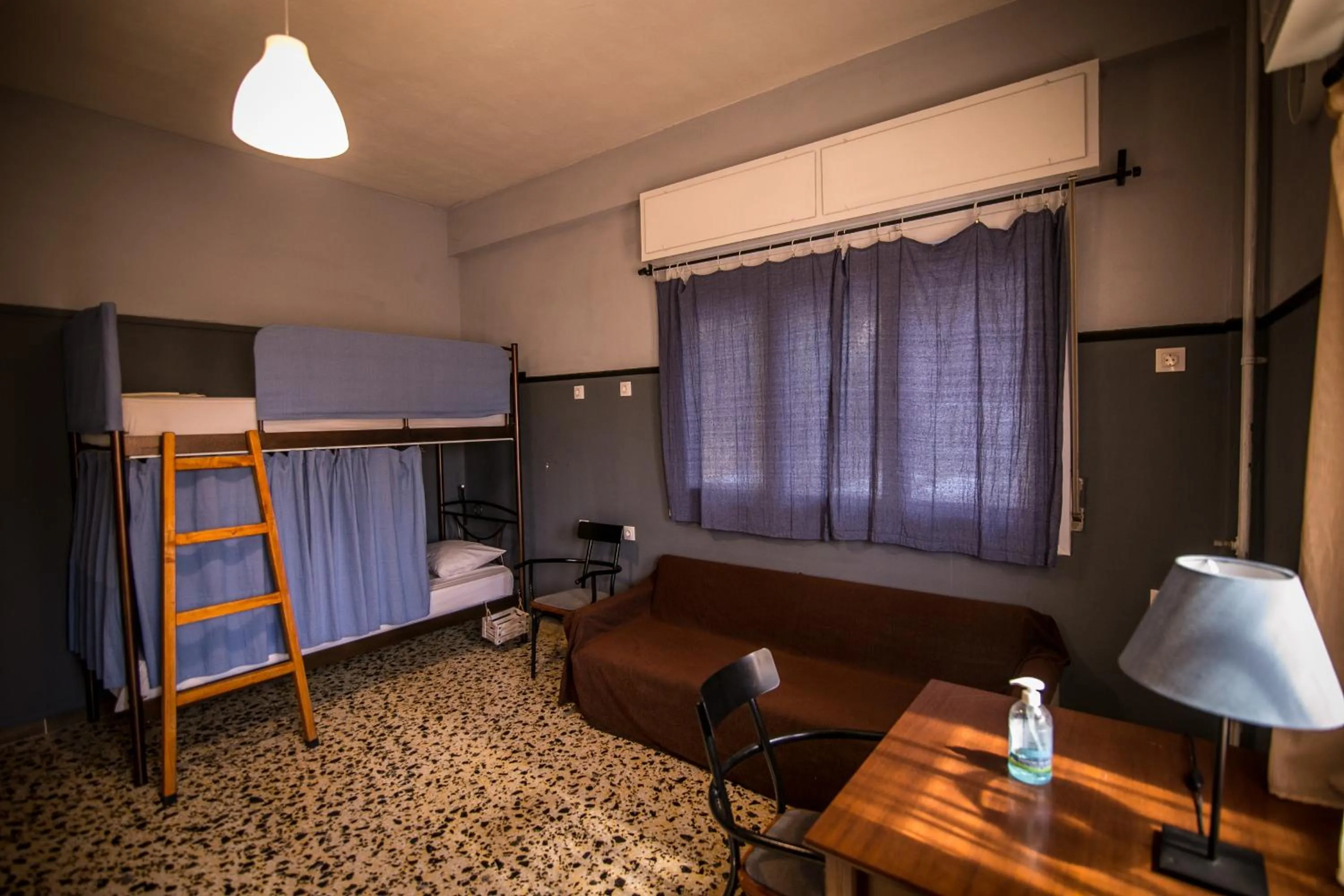 Bedroom, Bed in The Holy Rock - Hostel at meteora