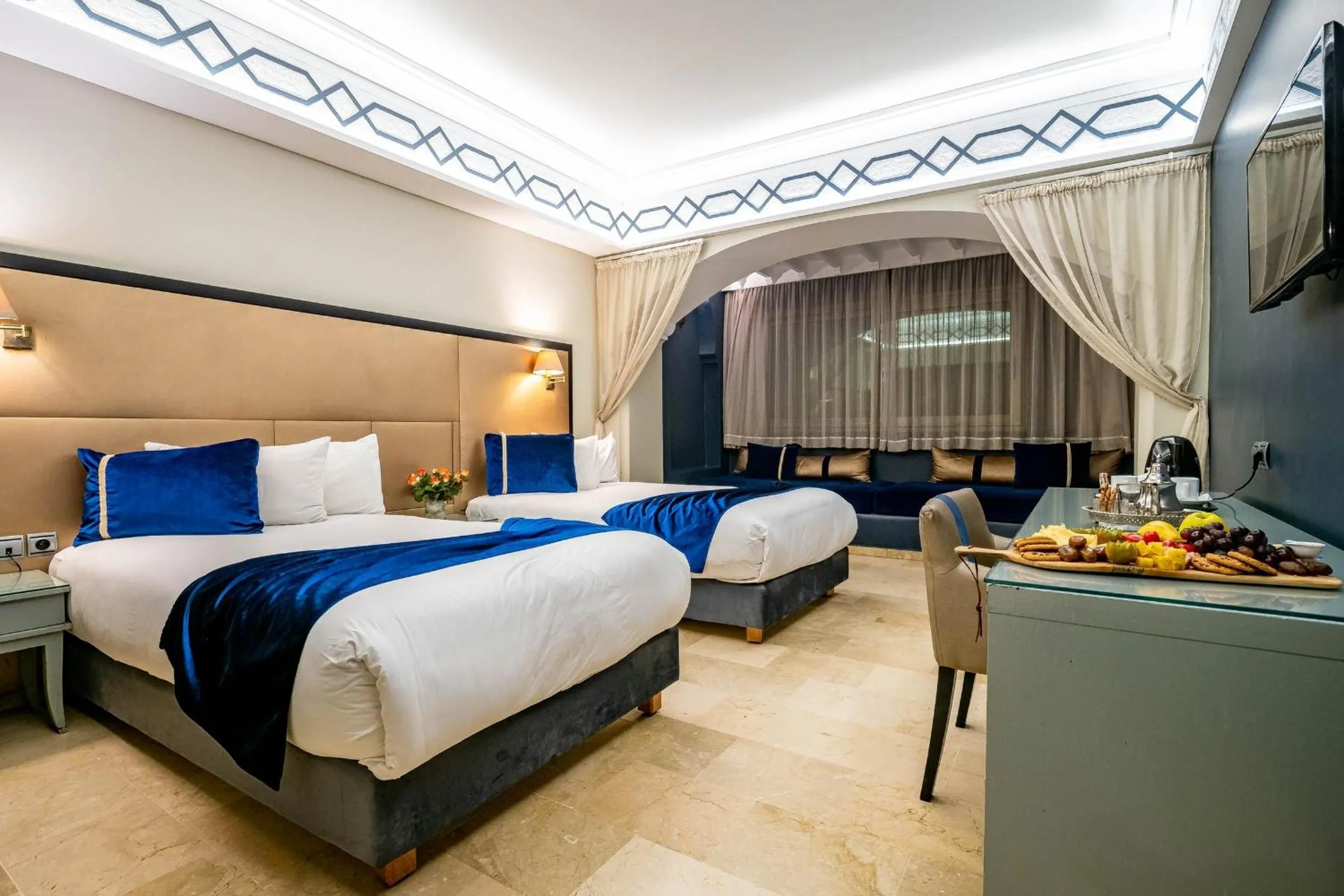 Bed in Diwan Casablanca Hotel & Spa