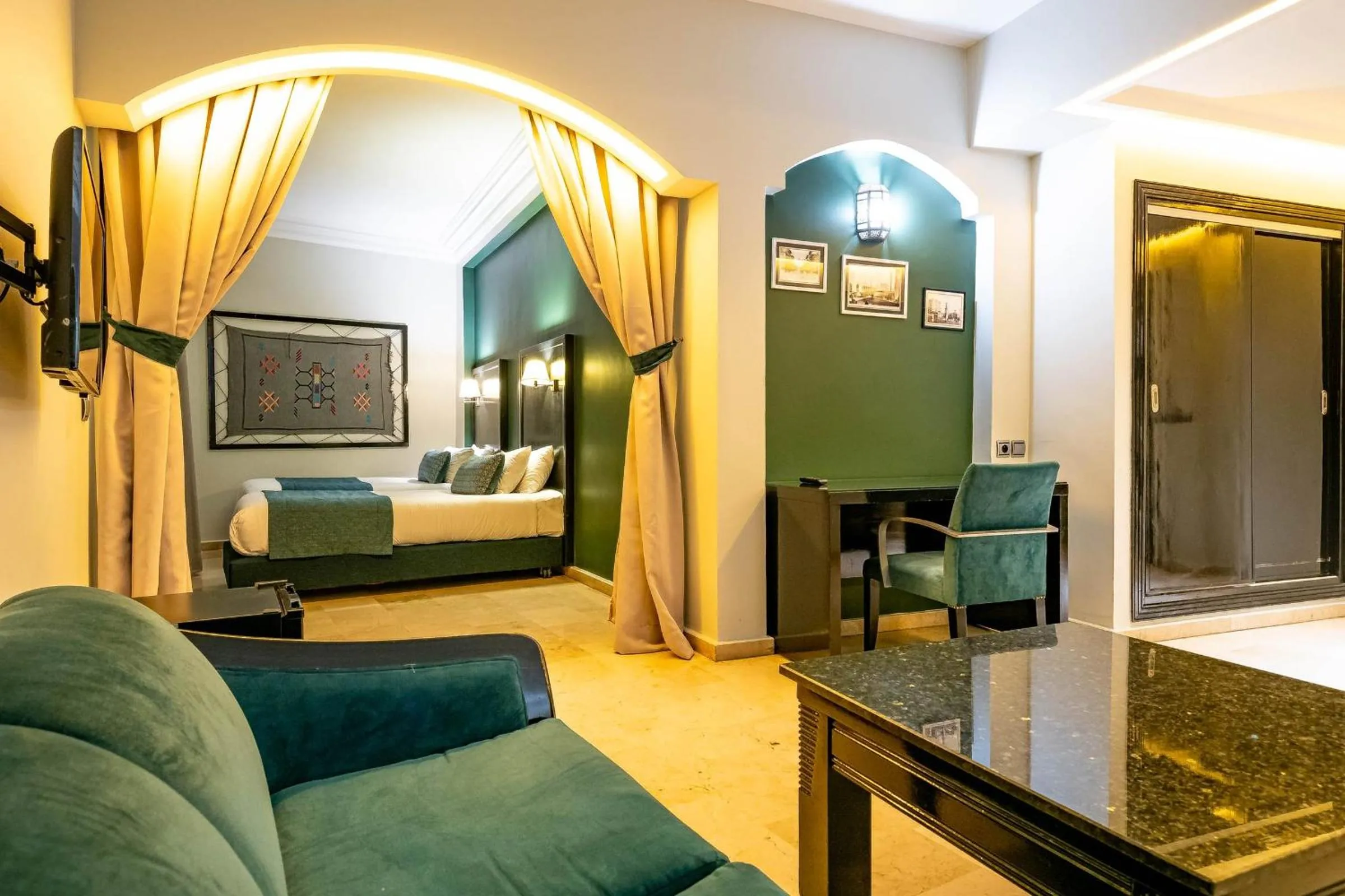 Bed in Diwan Casablanca Hotel & Spa