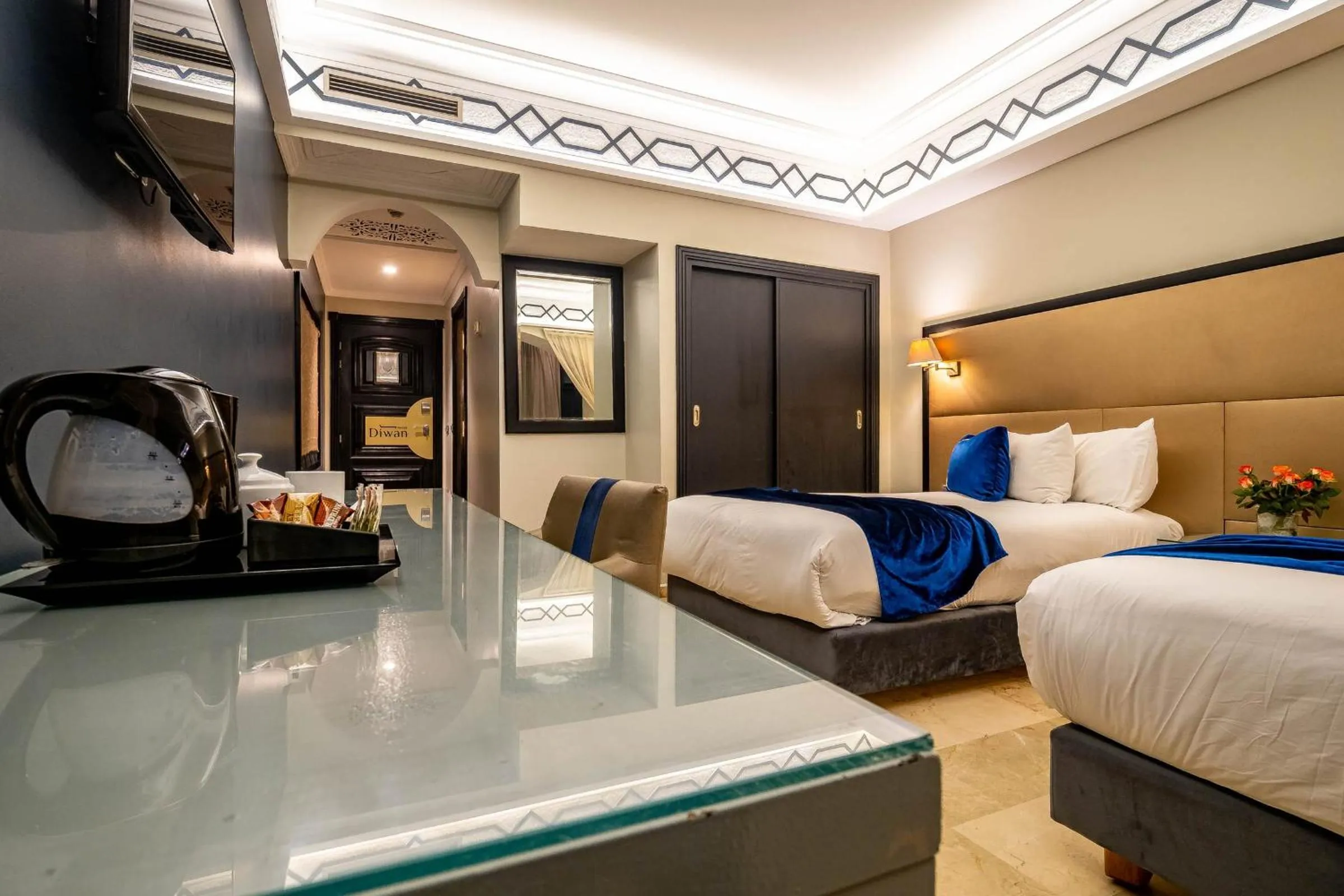 Bed in Diwan Casablanca Hotel & Spa
