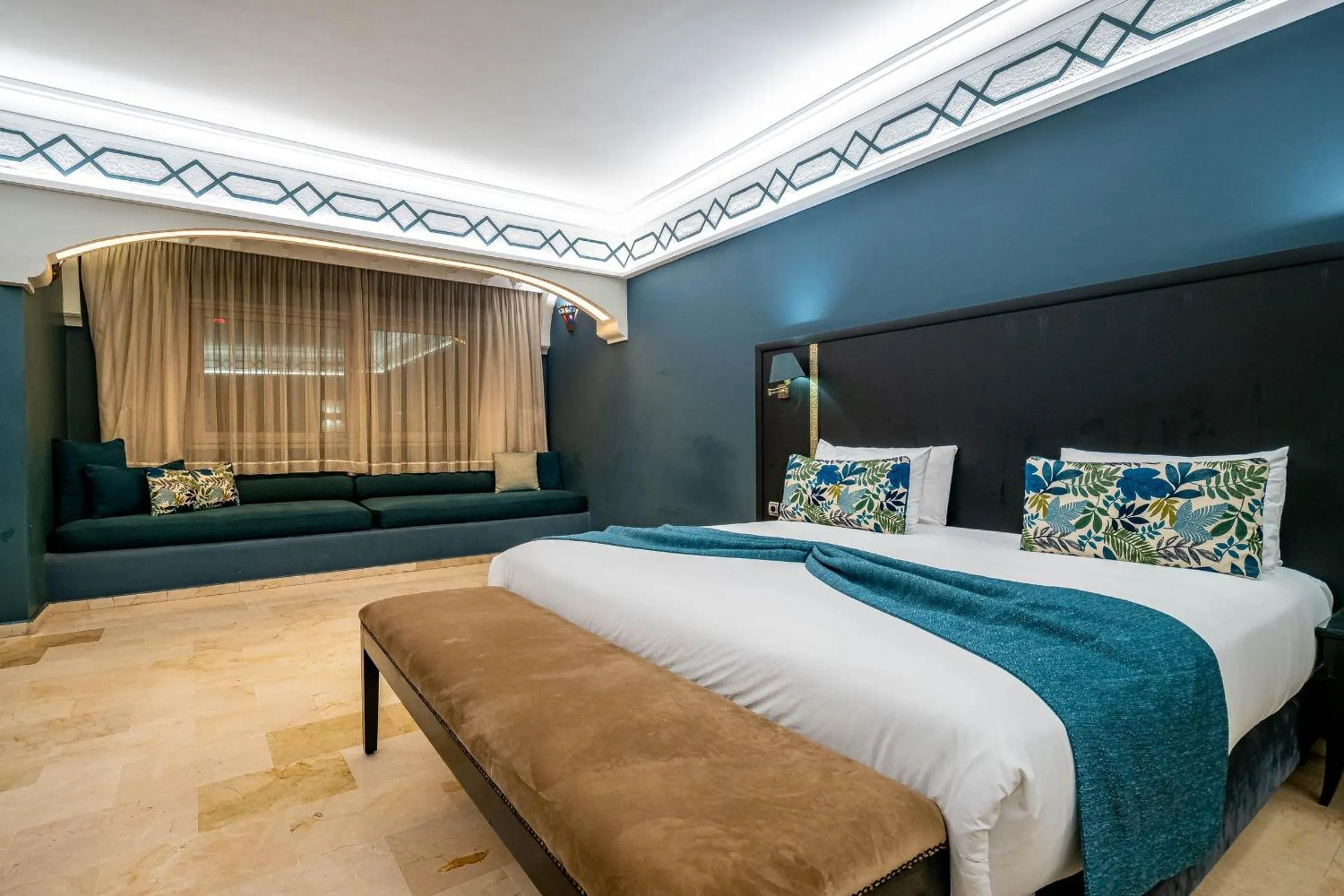 Bed in Diwan Casablanca Hotel & Spa