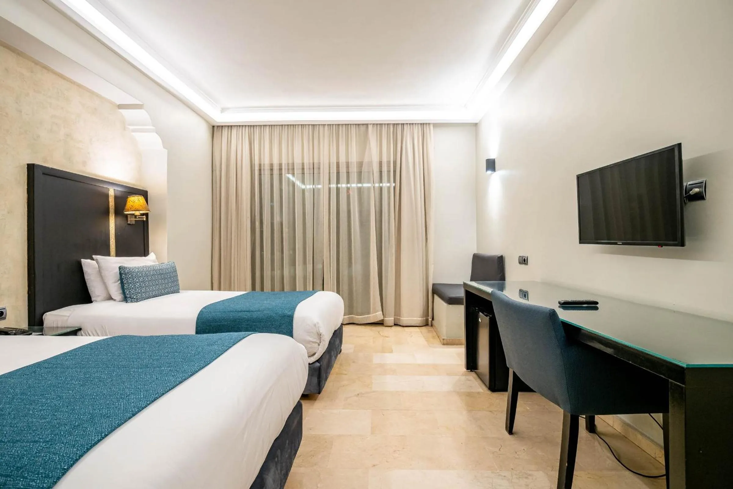 Communal lounge/ TV room, Bed in Diwan Casablanca Hotel & Spa