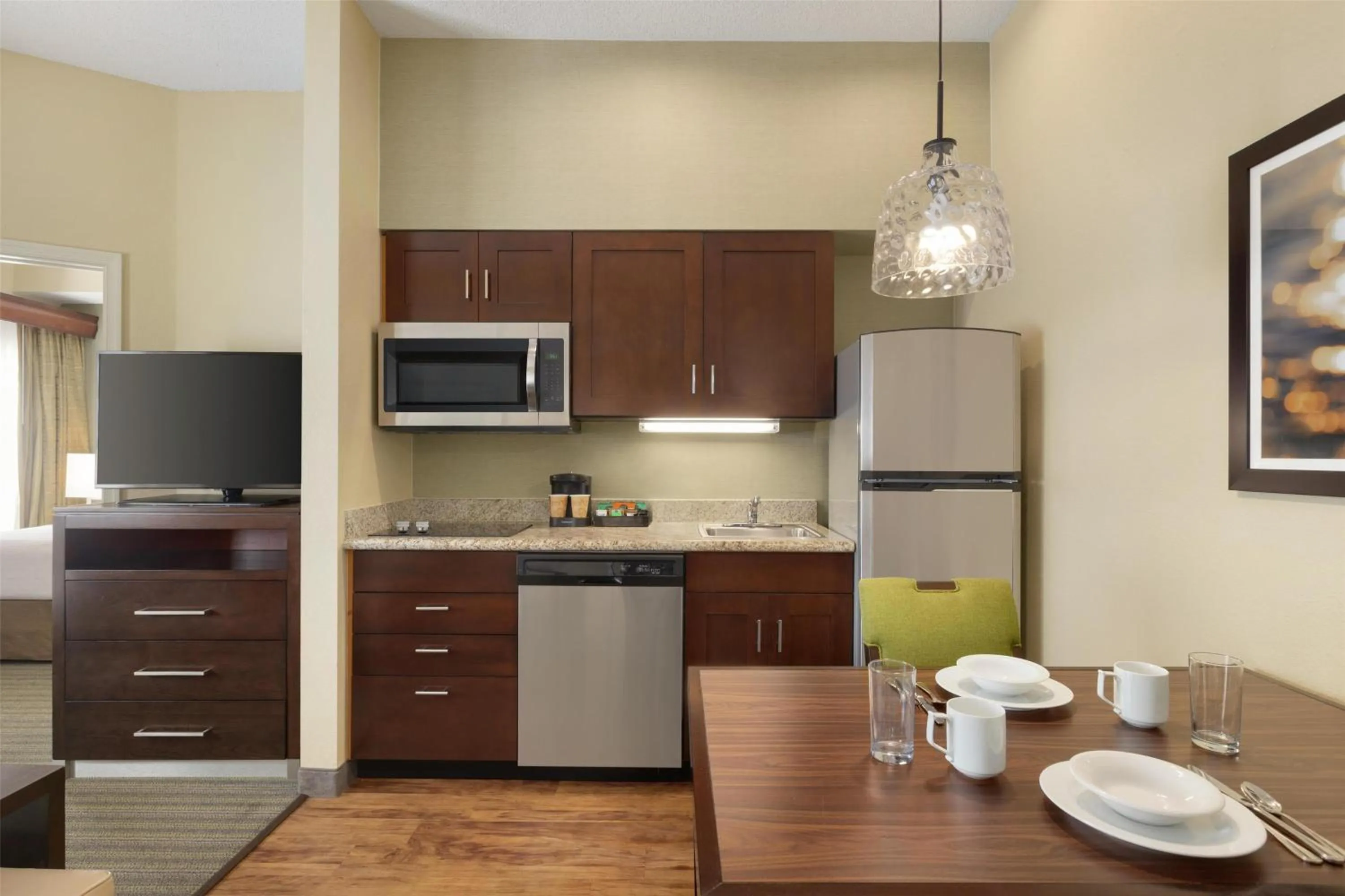 Kitchen or kitchenette in Homewood Suites by Hilton St. Petersburg Clearwater